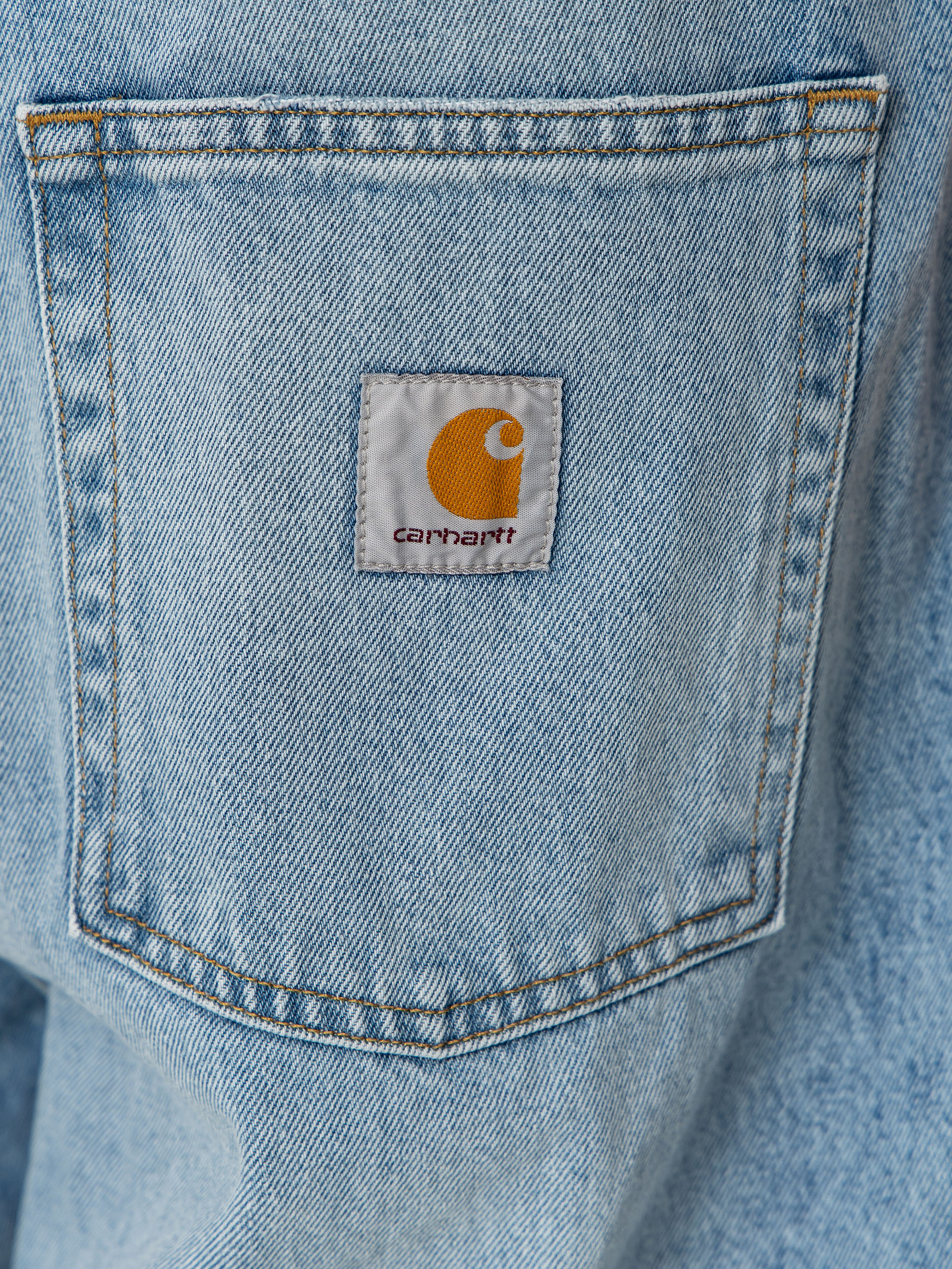 Шорти Carhartt WIP Brandon (blue heavy worn bleached)