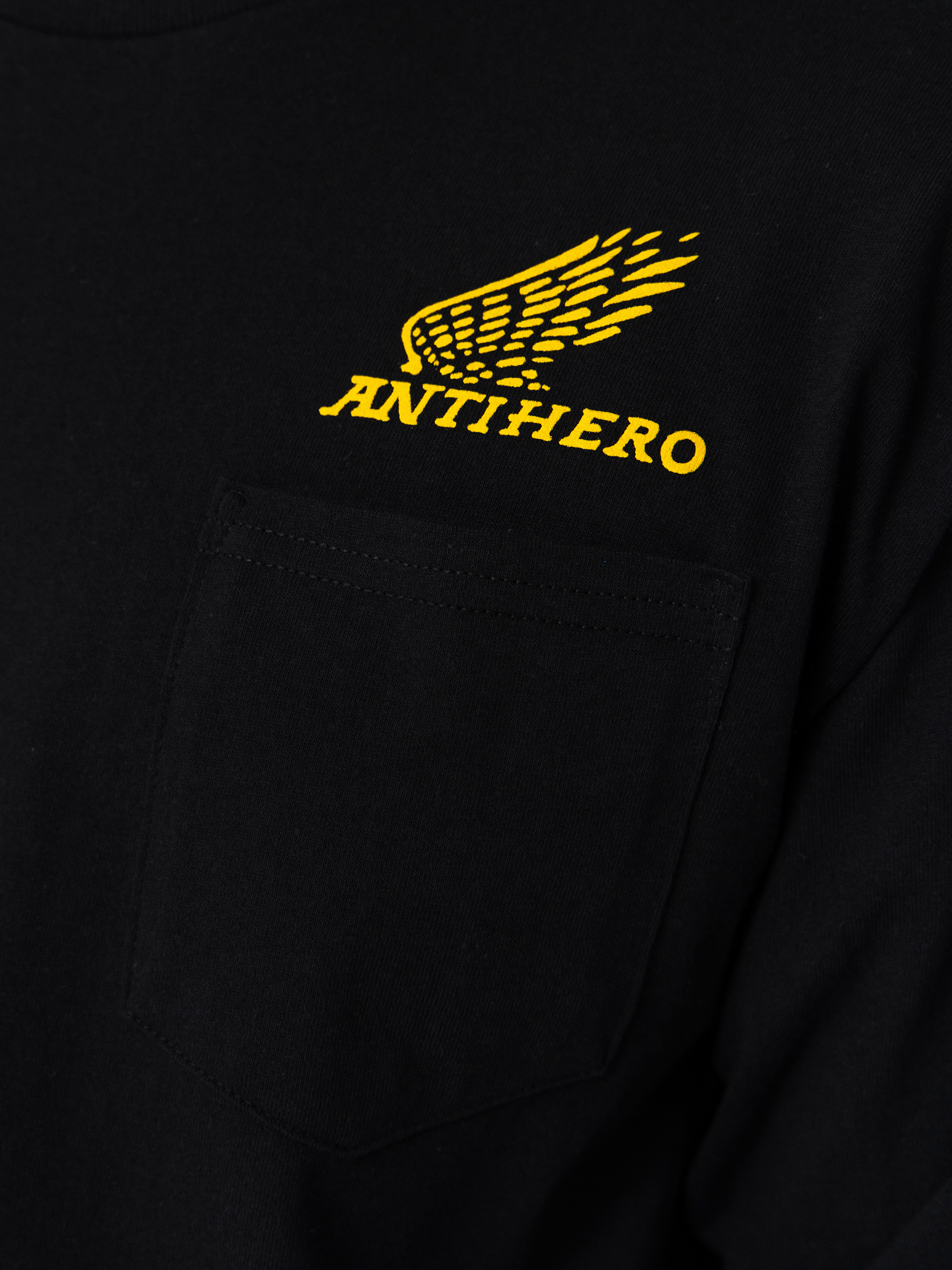 Лонгслів Antihero Motorized (black w/gold print)