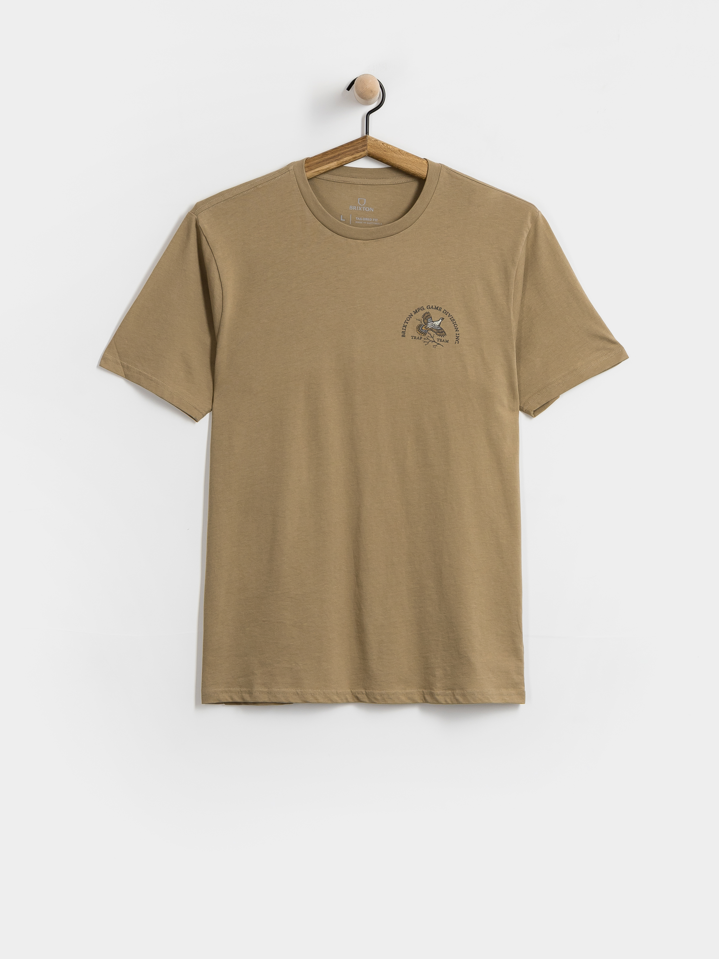 Футболка Brixton Game S/S Tlrt (khaki)