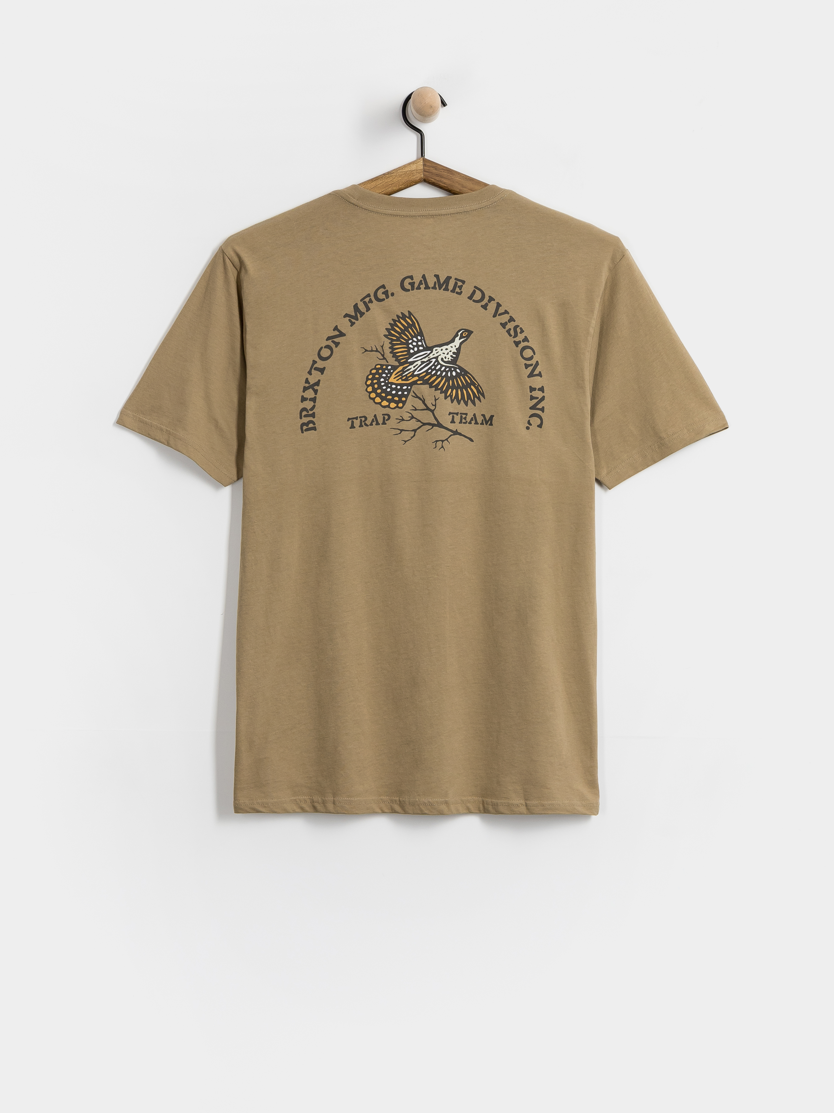 Футболка Brixton Game S/S Tlrt (khaki)