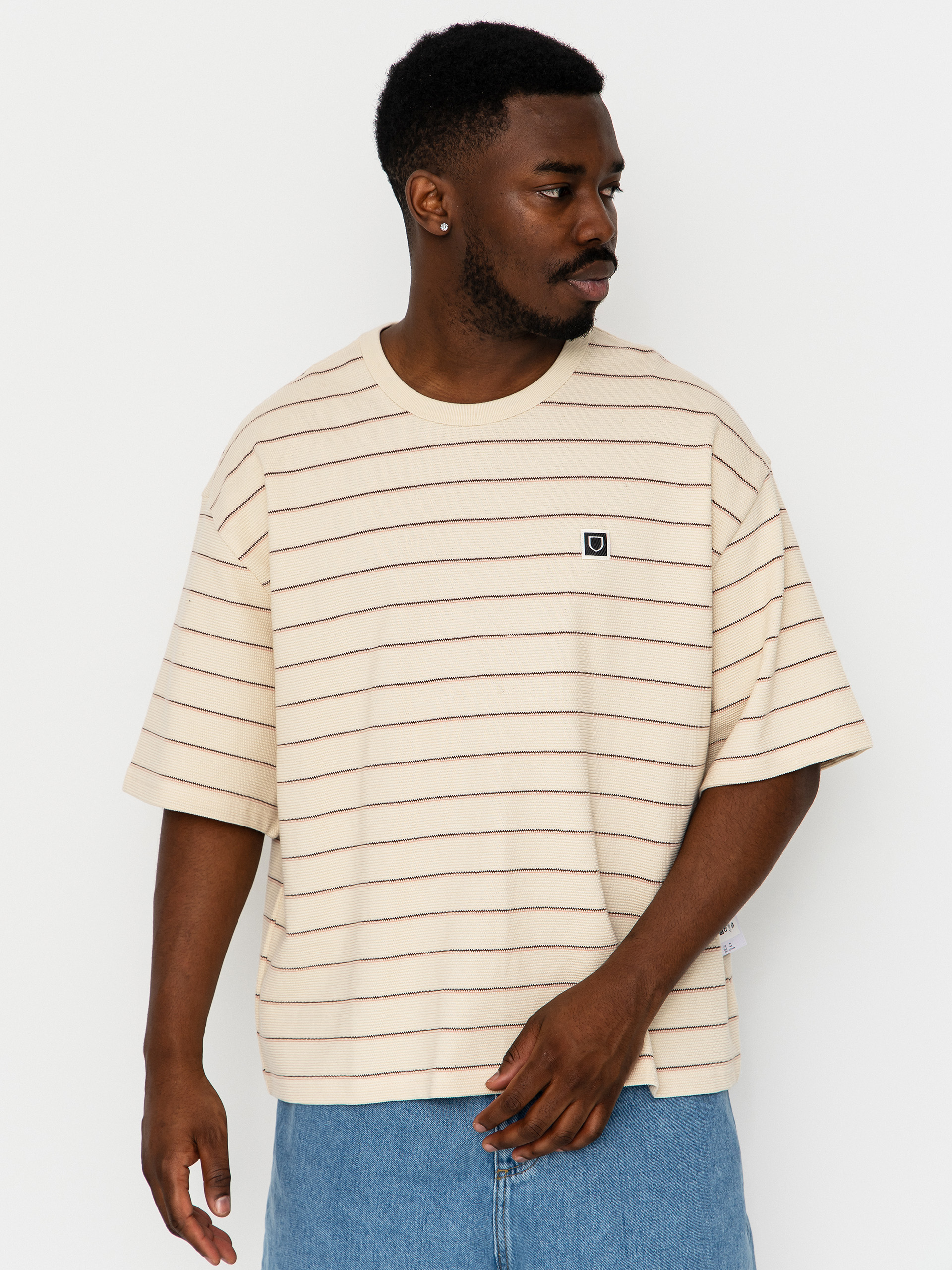 Футболка Brixton Shield Pique Boxy Knit