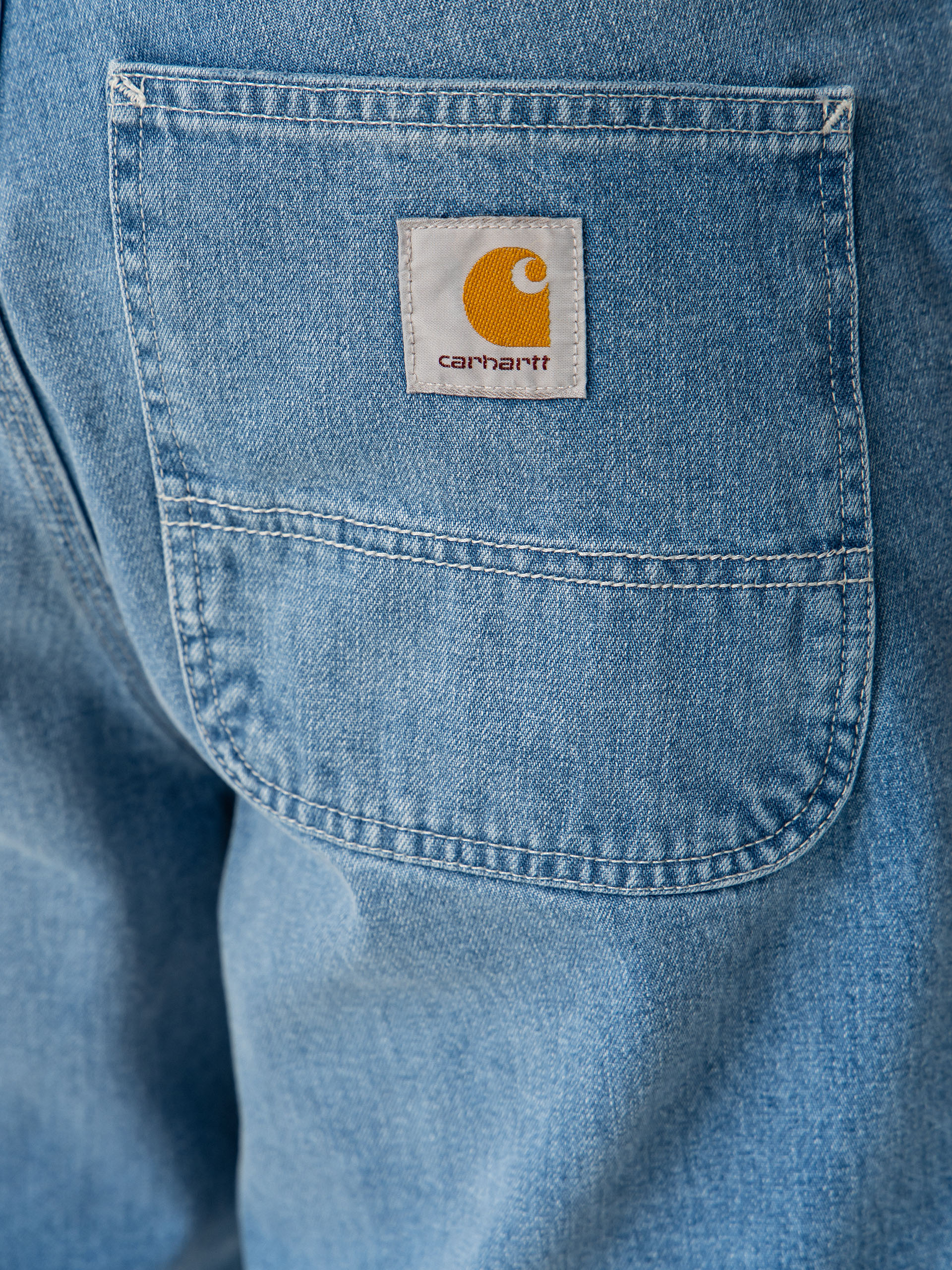 Шорти Carhartt WIP Simple (blue light true washed)