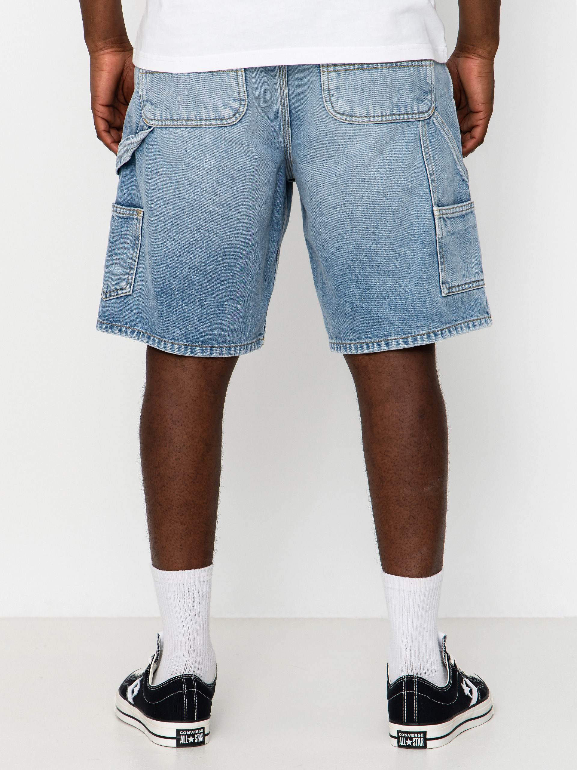 Шорти Carhartt WIP Double Knee (blue heavy worn bleached)