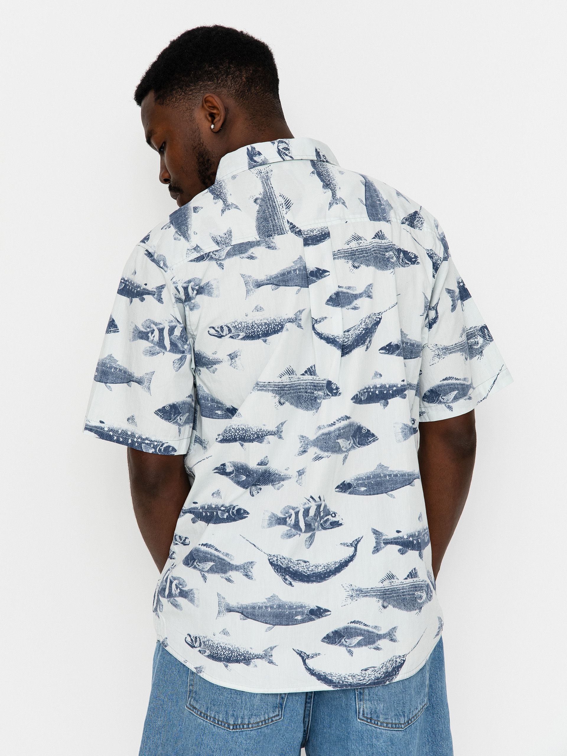 Сорочка Kavu Topspot (big blue fish)