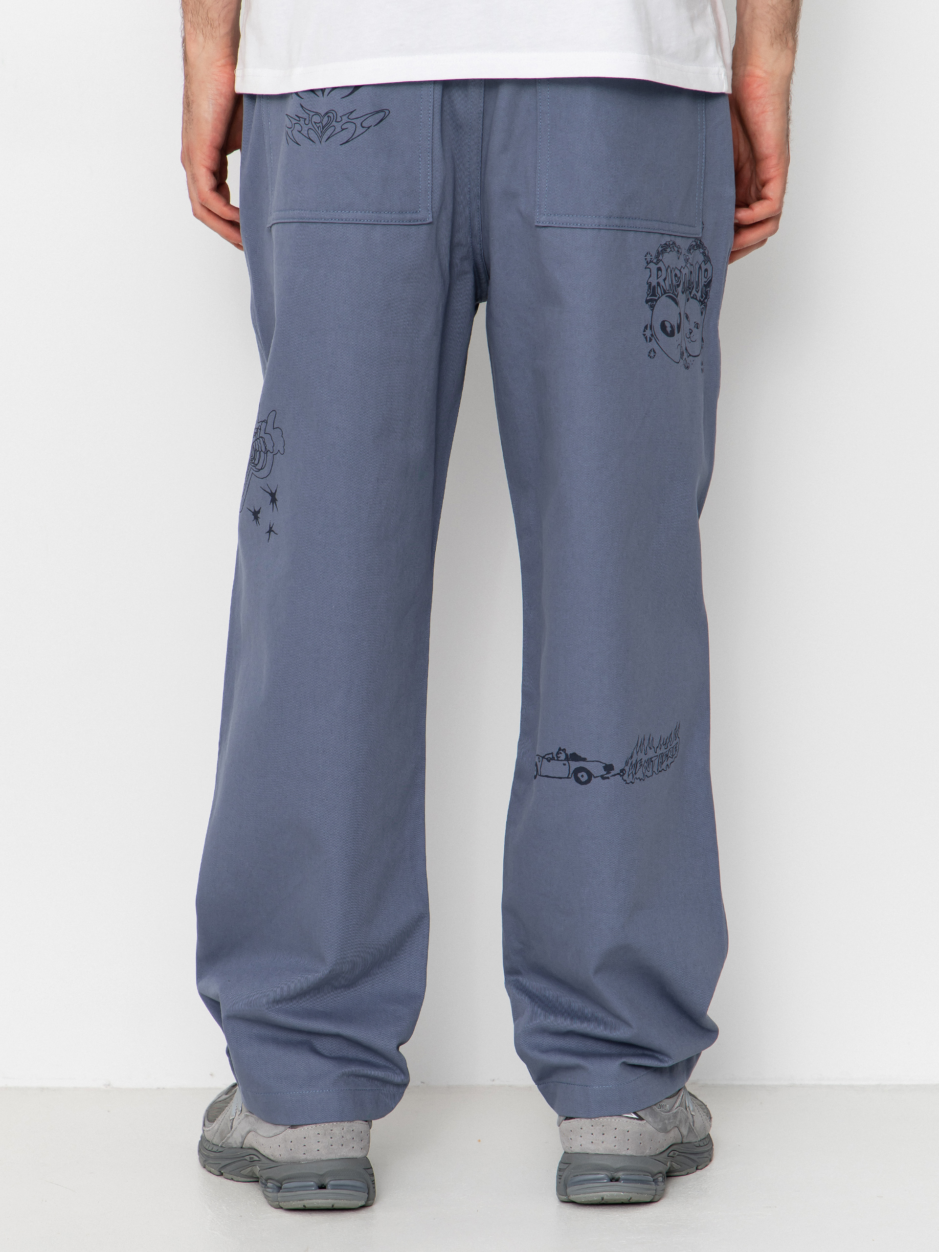 Штани RipNDip Westside Wide Fit (slate)