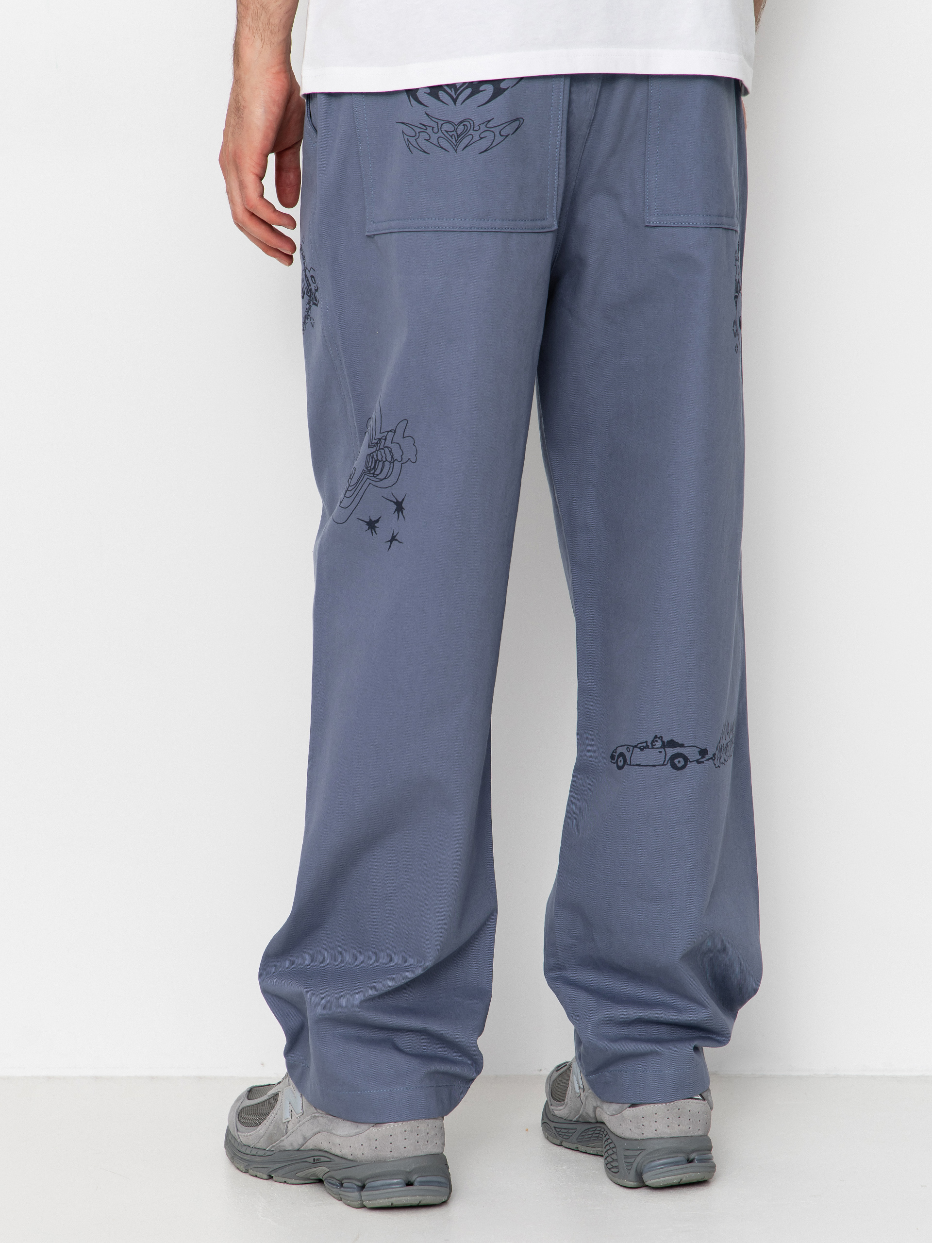 Штани RipNDip Westside Wide Fit (slate)