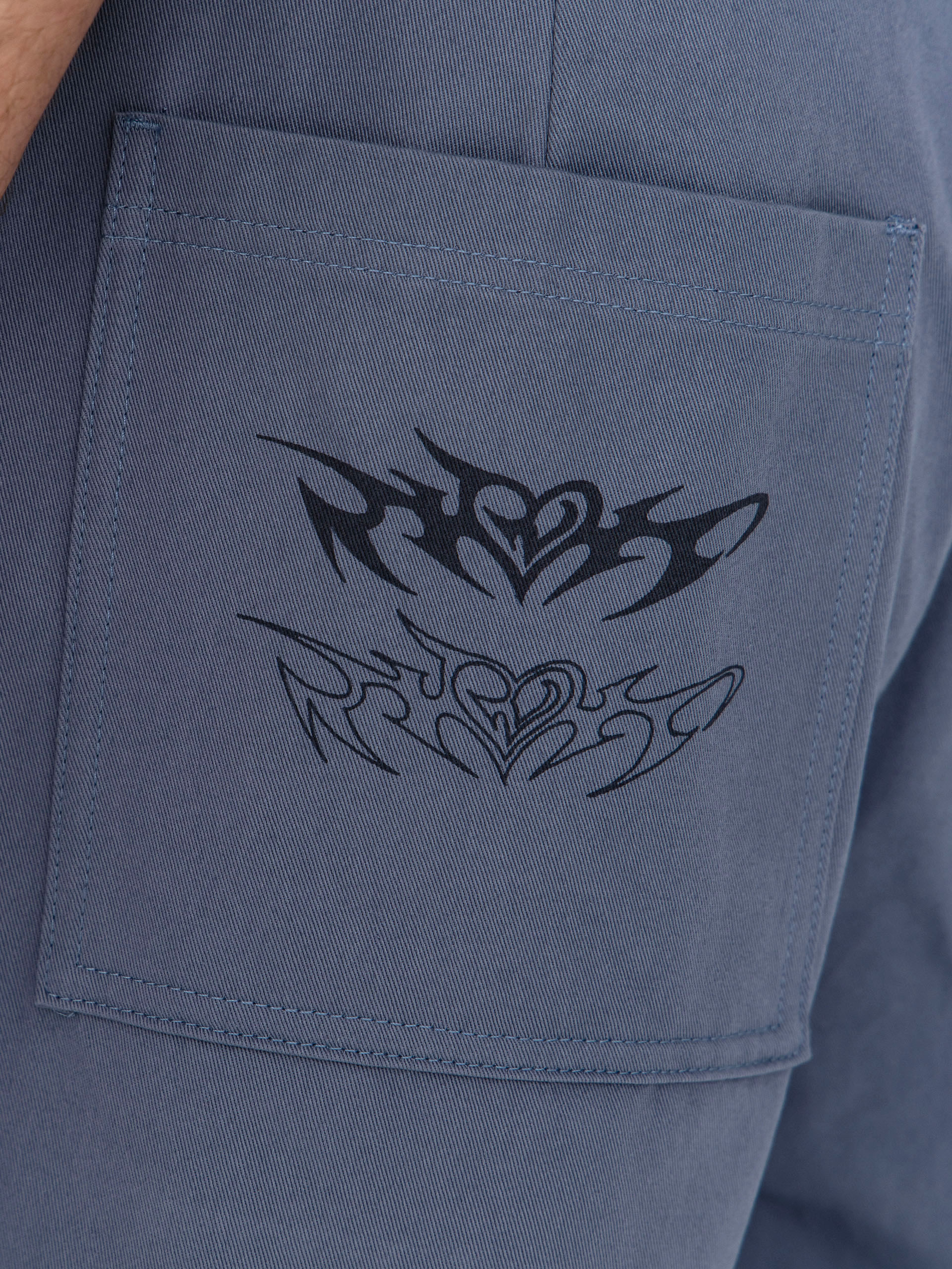 Штани RipNDip Westside Wide Fit (slate)