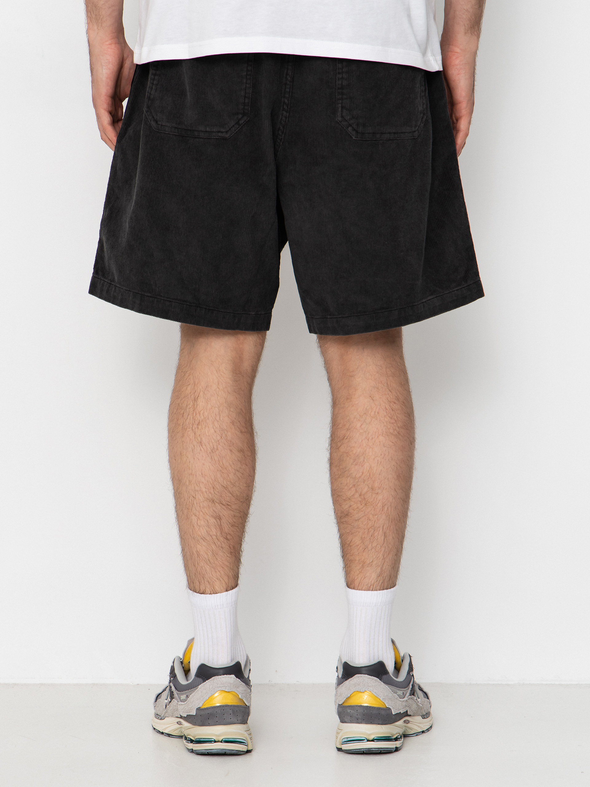 Шорти OBEY Horizon (black faded wash)