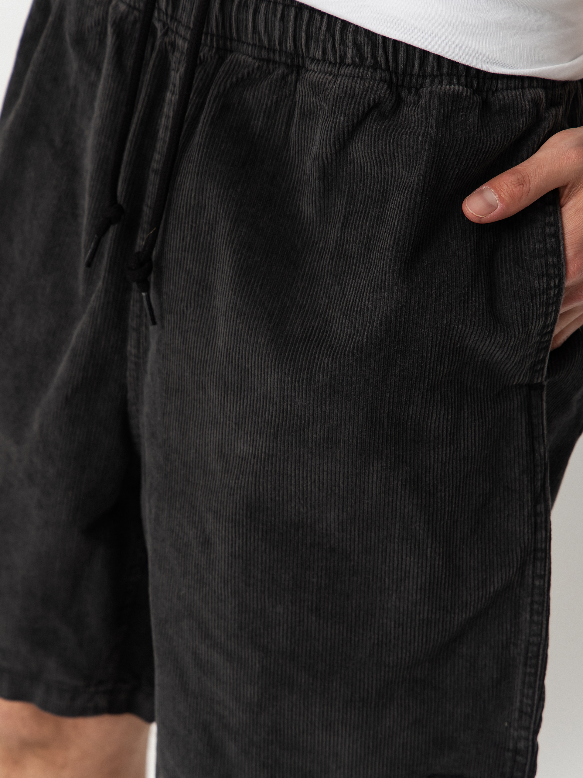 Шорти OBEY Horizon (black faded wash)