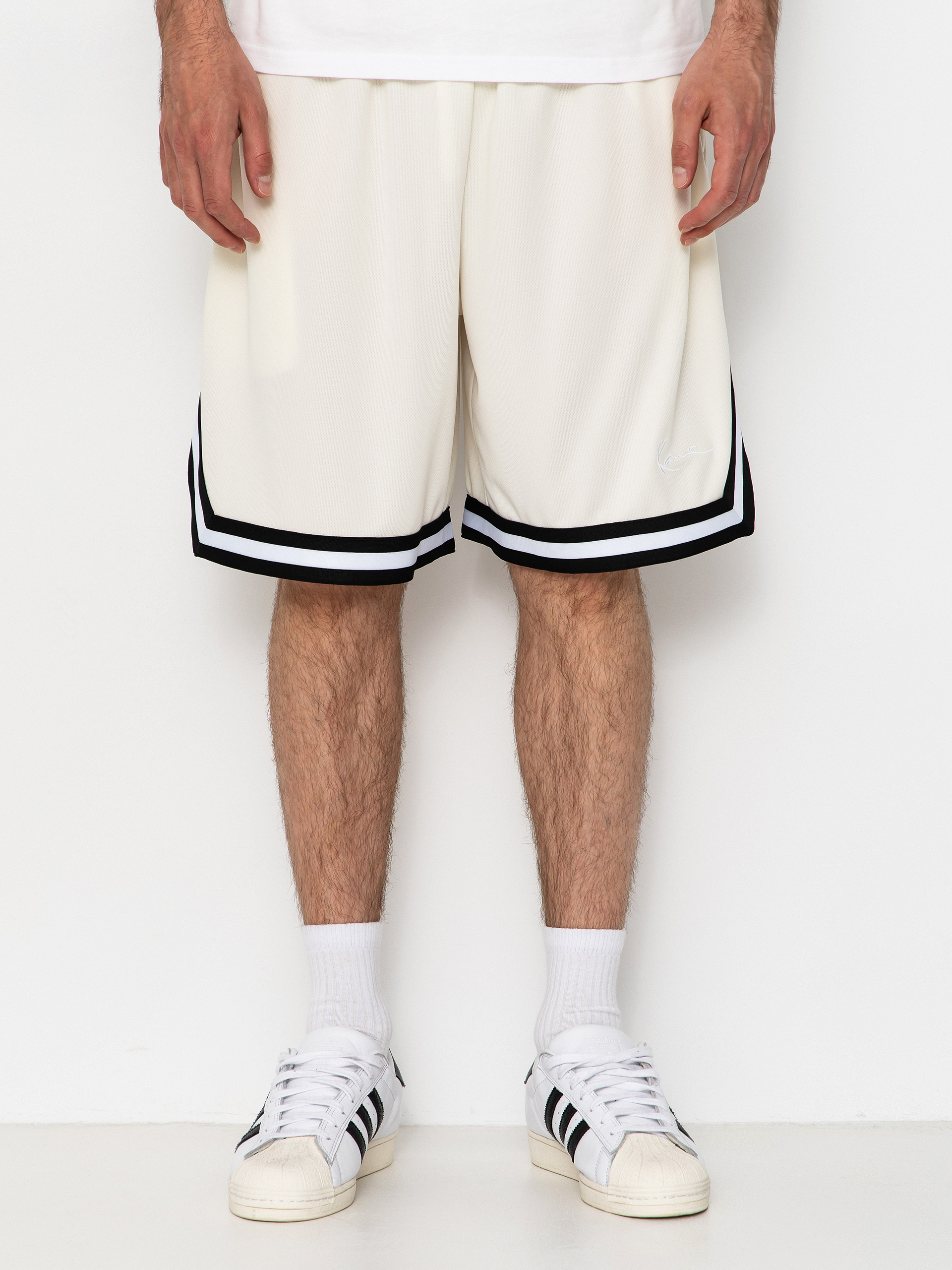 Шорти Karl Kani Small Signature Essential Mesh (off white)
