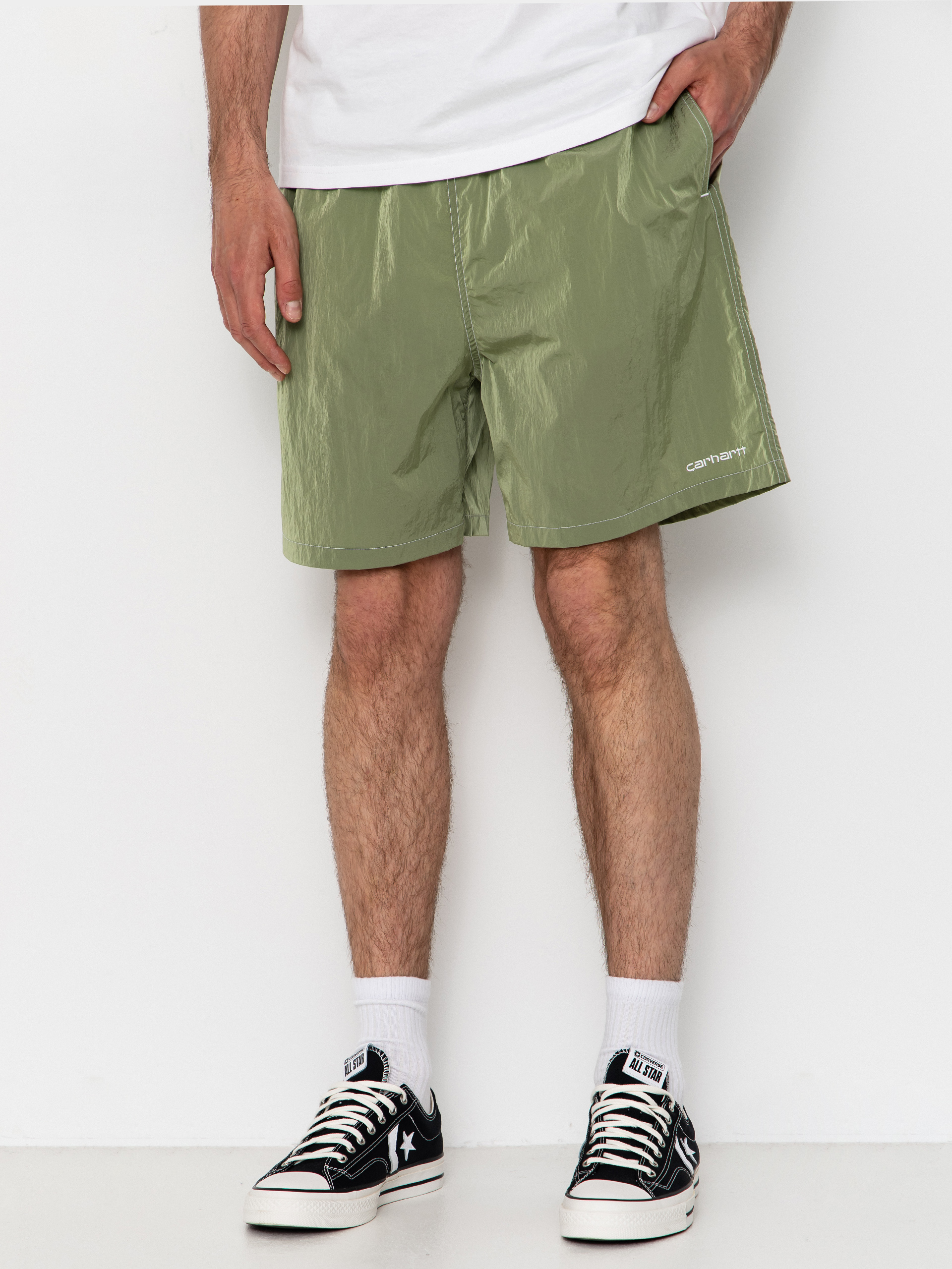 Шорти Carhartt WIP Canby Swim (gentle green/white)