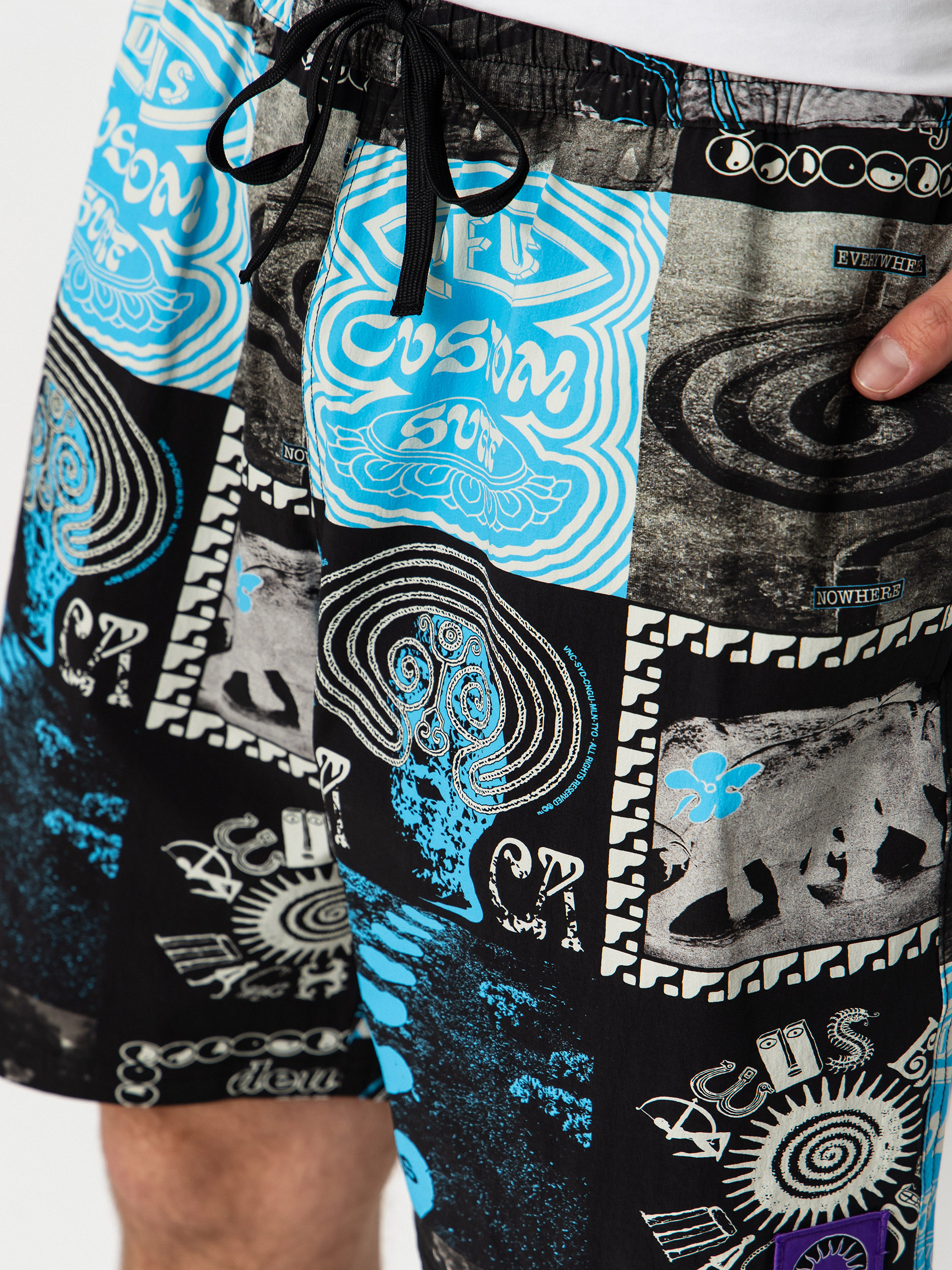 Шорти Deus Ex Machina Washed Away Swim (caviar)