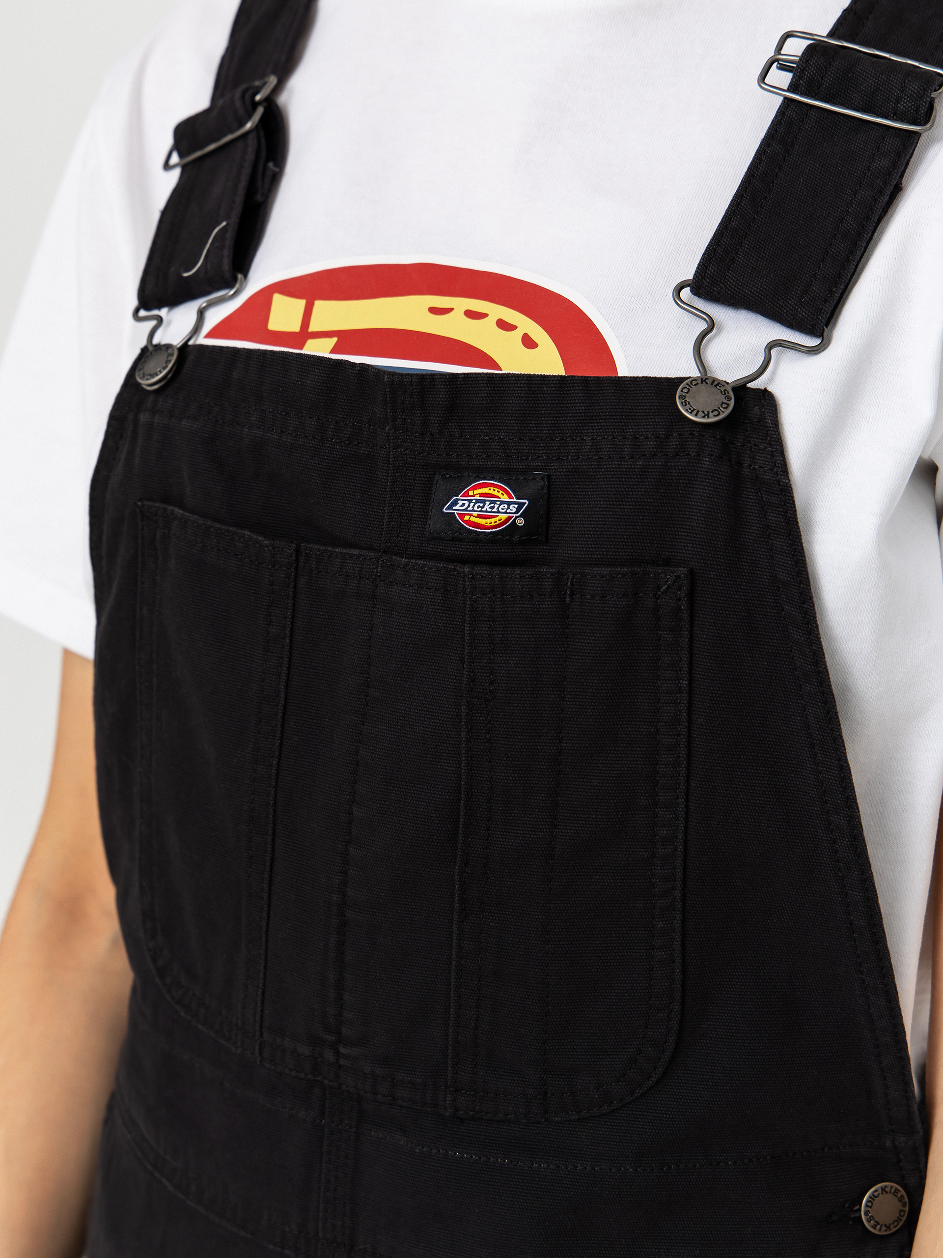 Шорти Dickies Lightweight Canvas Short Bib Wmn (black)