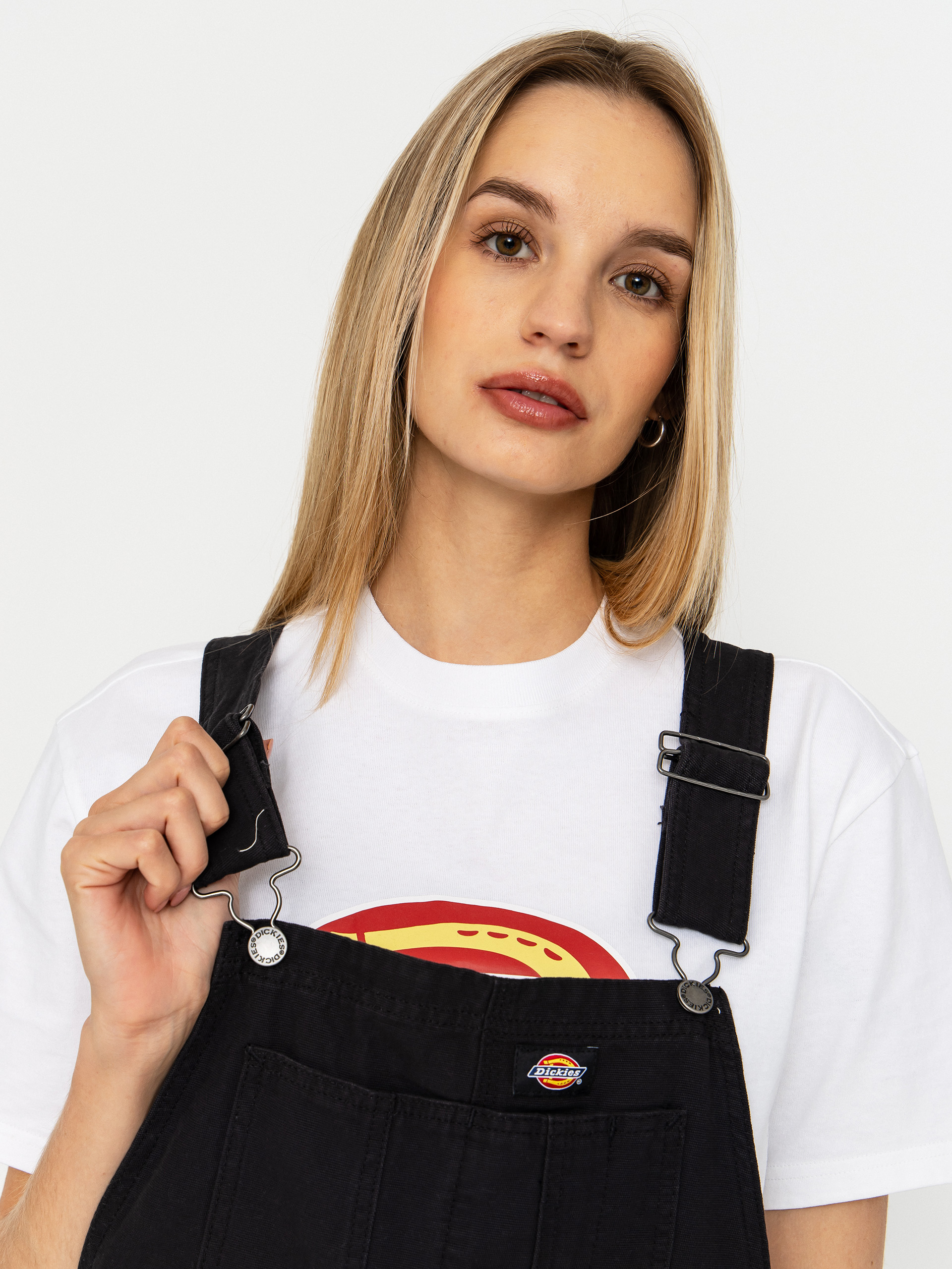 Шорти Dickies Lightweight Canvas Short Bib Wmn (black)