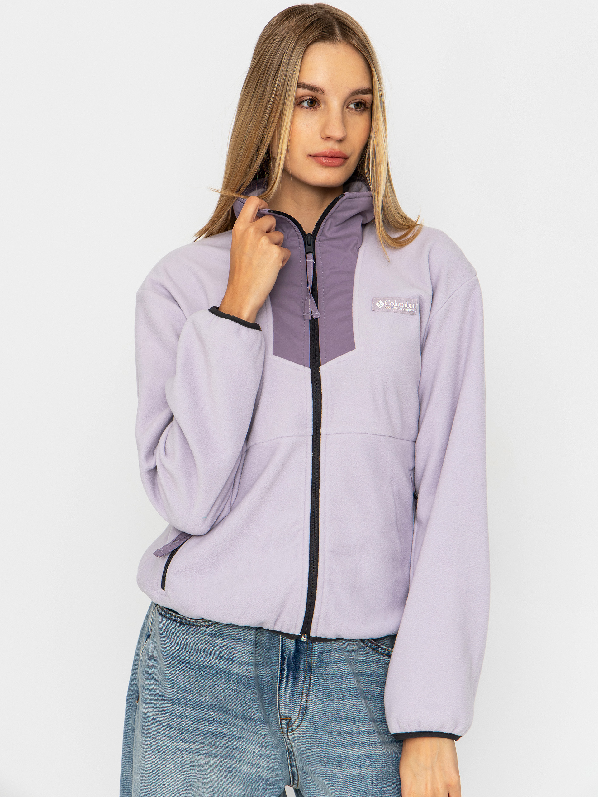 Флісовий светр Columbia Sequoia Grove Full Zip Wmn (lavender pearl/shale purple)
