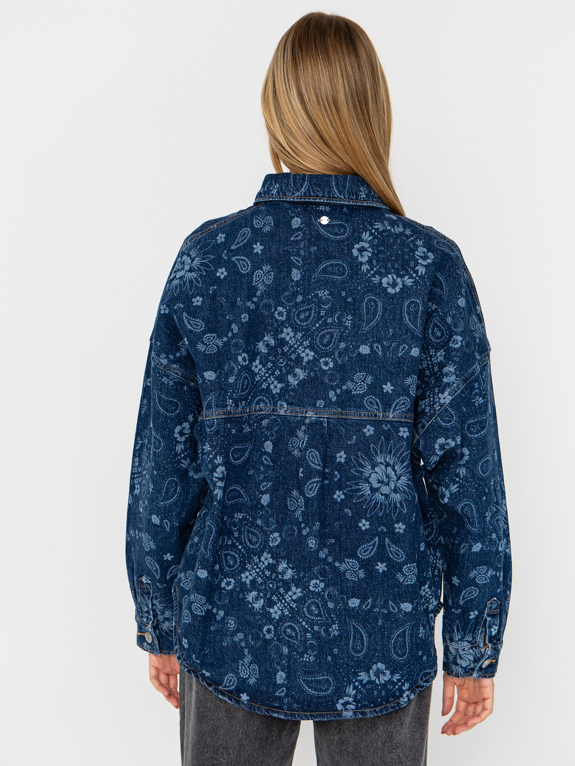 Сорочка Roxy Kick Back Washed Denim Wmn (ocean blue)
