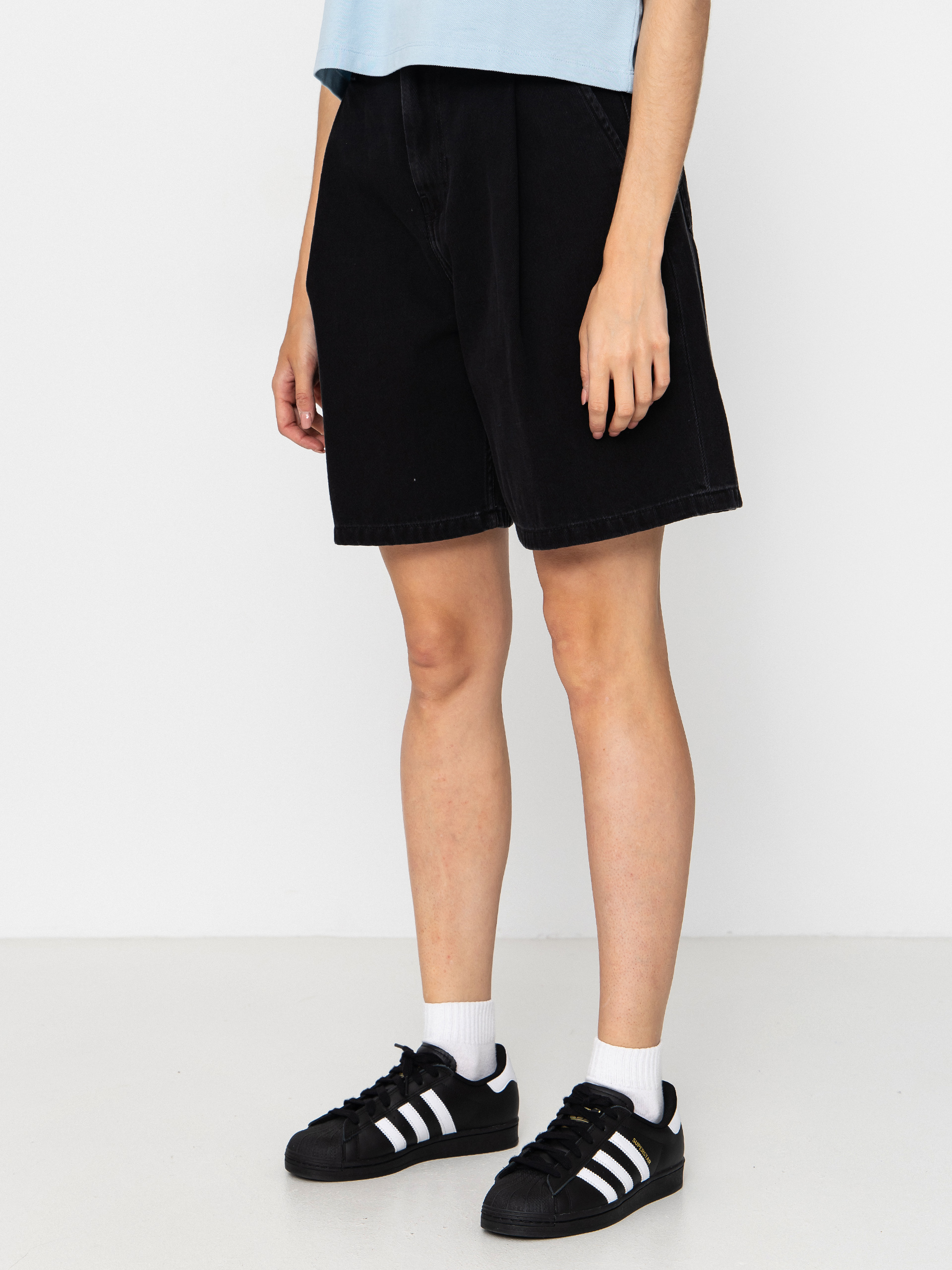 Шорти Carhartt WIP Alta Wmn (black stone washed)