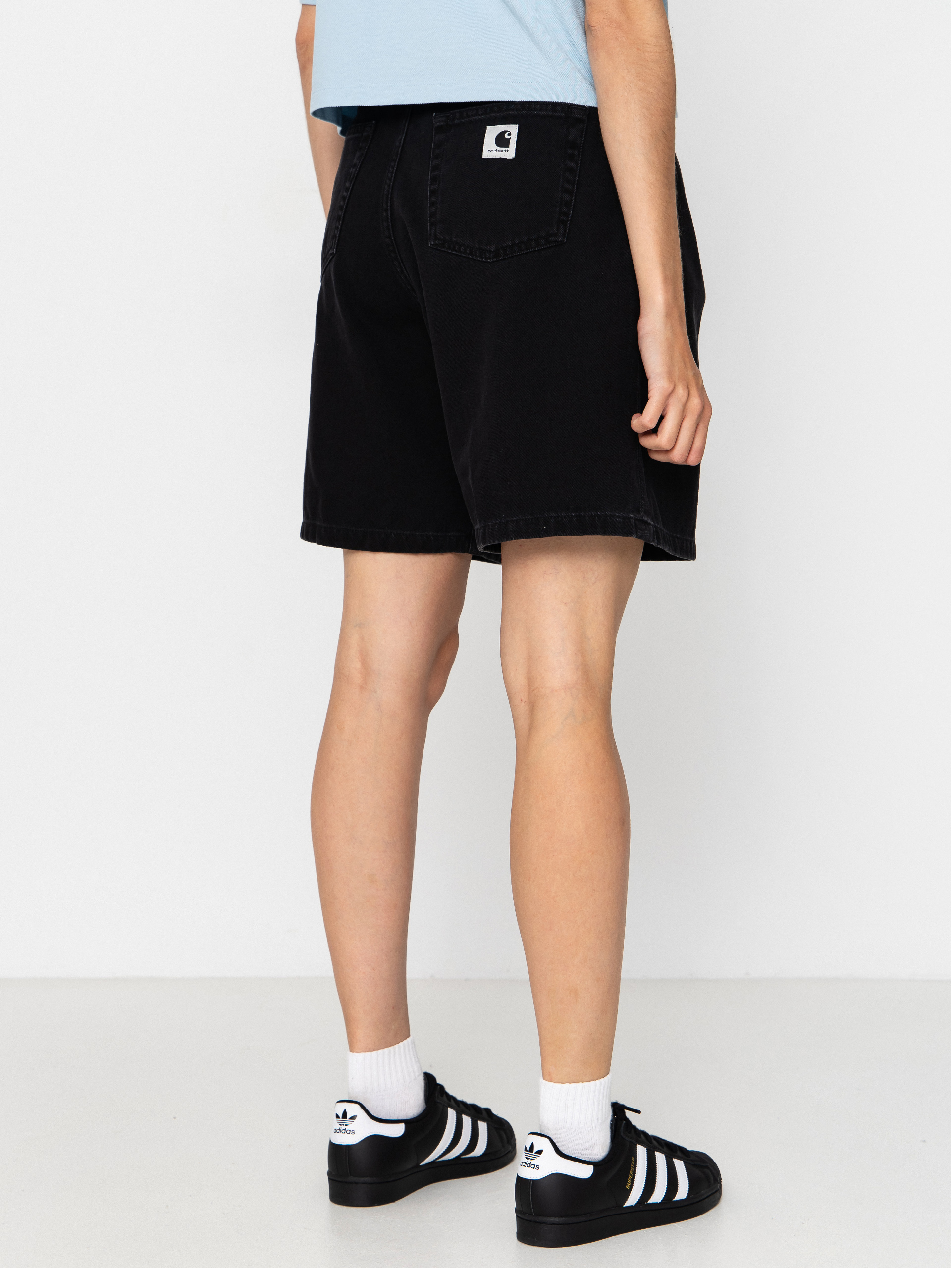 Шорти Carhartt WIP Alta Wmn (black stone washed)