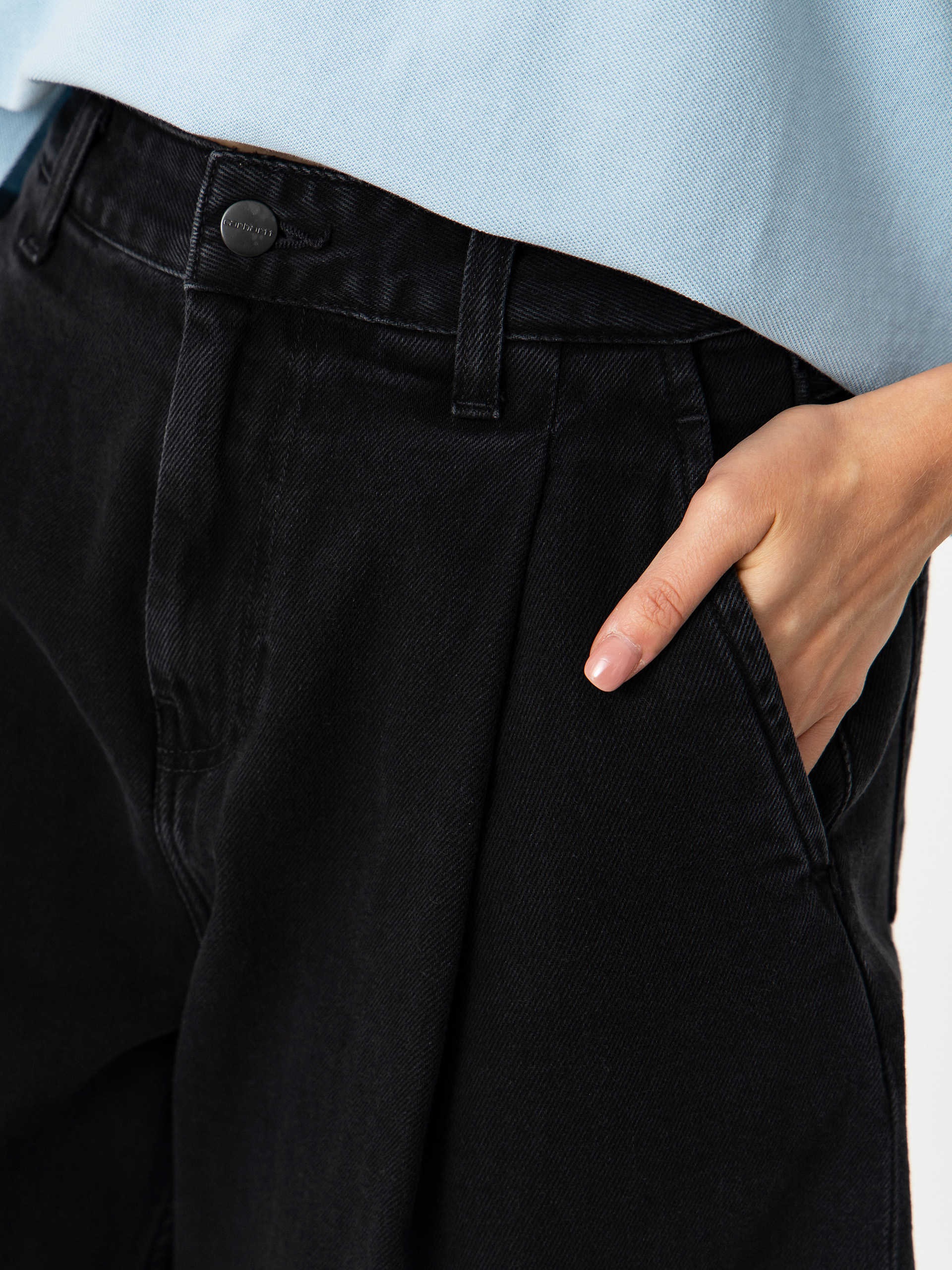 Шорти Carhartt WIP Alta Wmn (black stone washed)