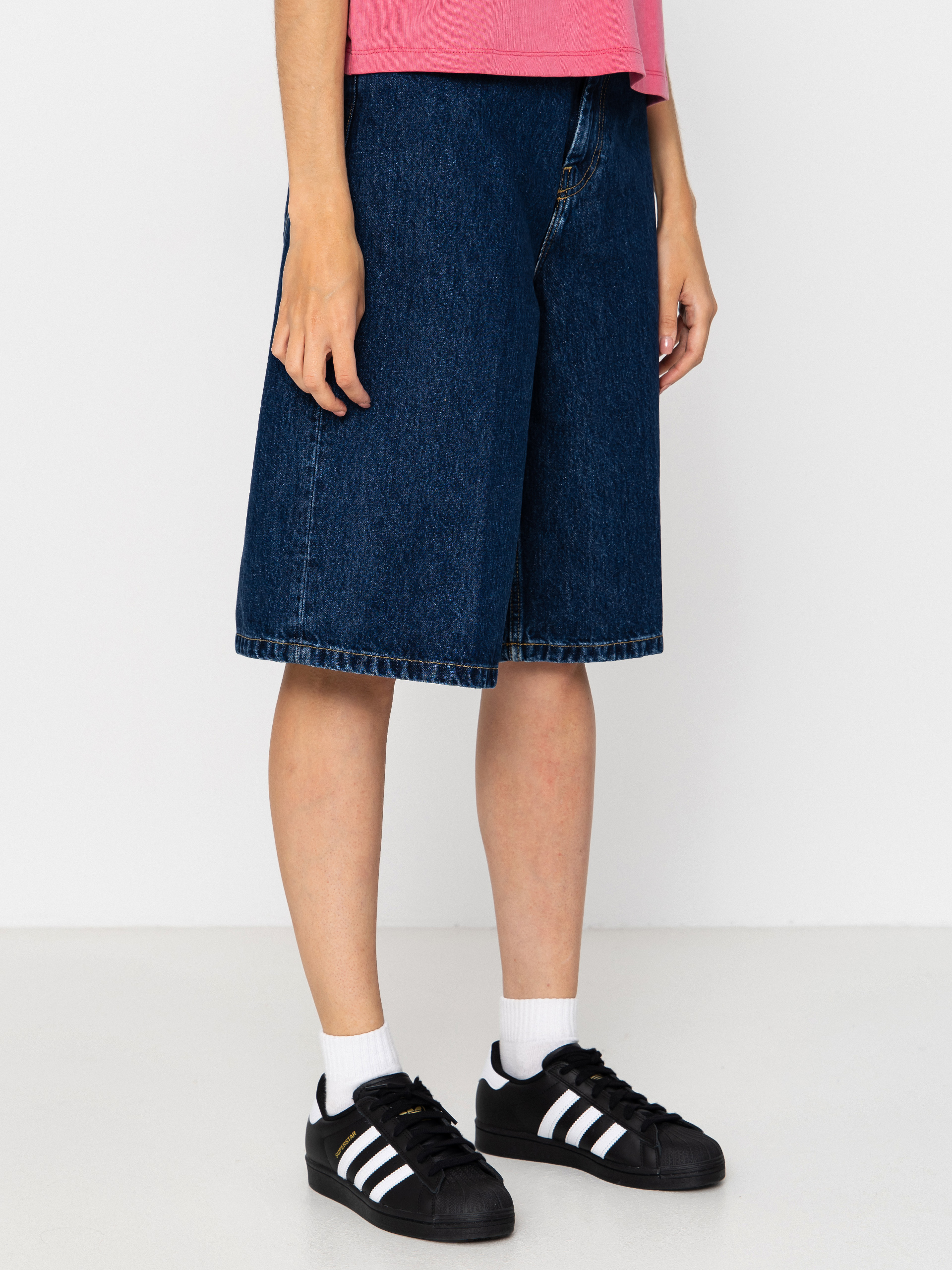 Шорти Carhartt WIP Belmont Wmn (blue stone washed)