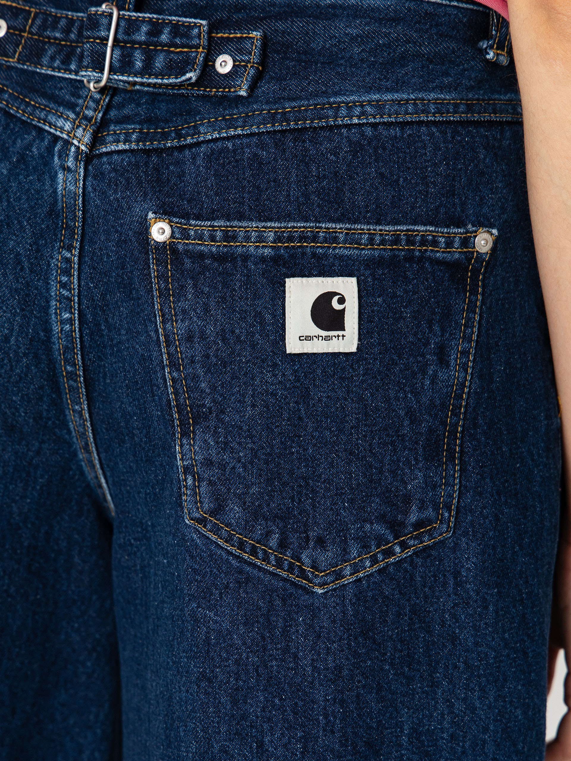Шорти Carhartt WIP Belmont Wmn (blue stone washed)