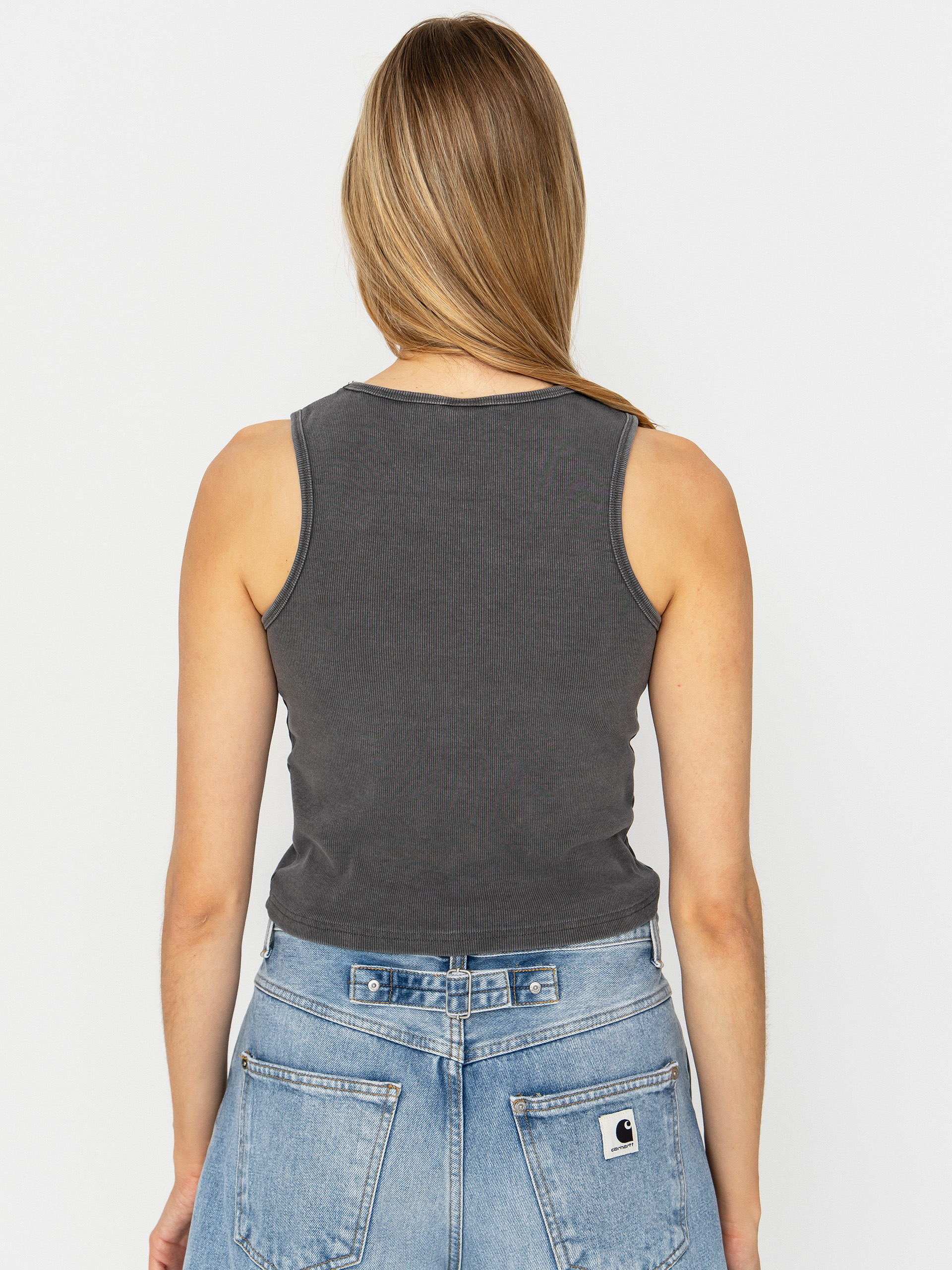  Футболка Santa Cruz Groovy Stack Tank Wmn (grey wash)