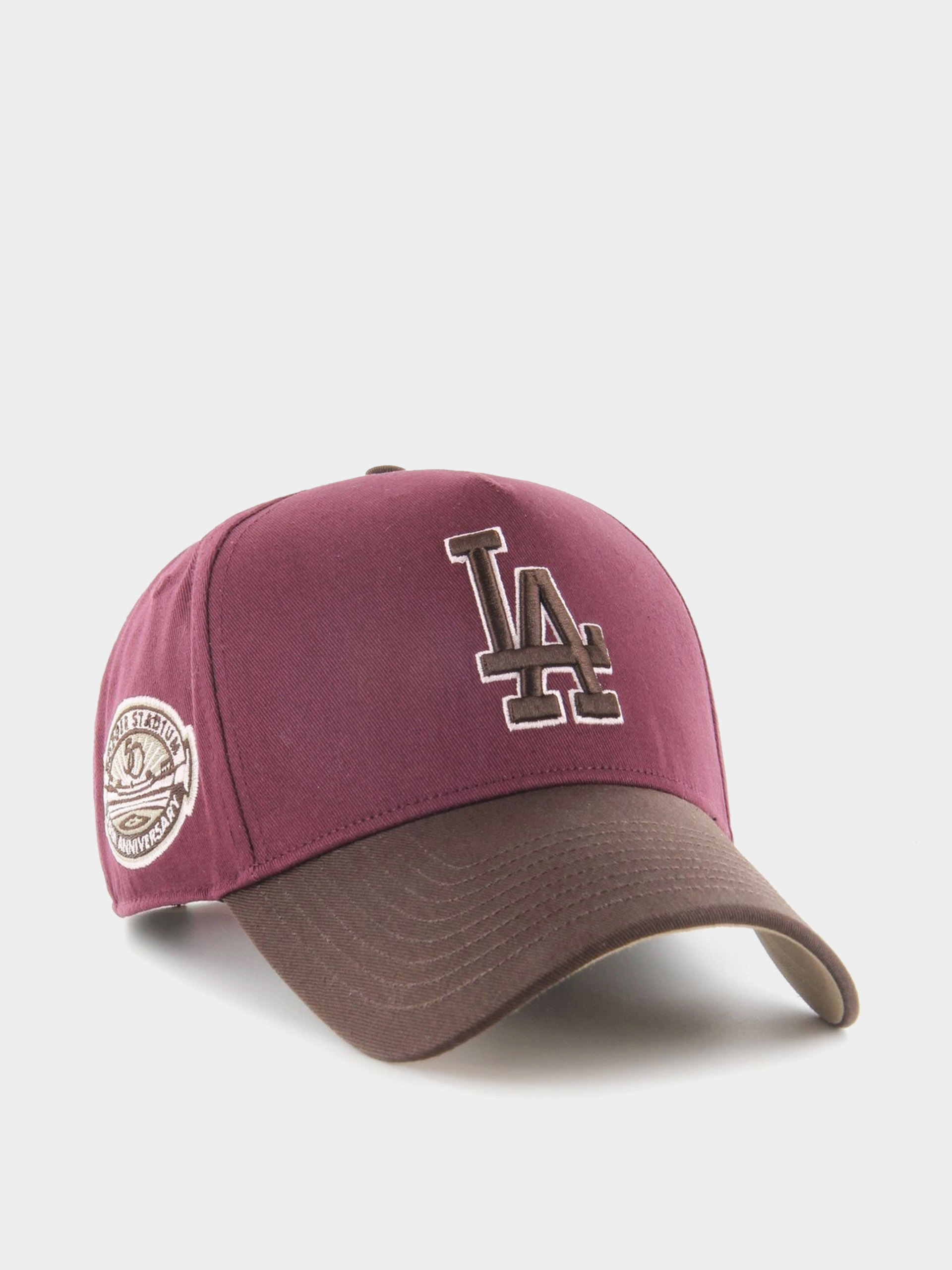 Кепка 47 Brand MLB Los Angeles Dodgers Sure Shot Cotton MVP (dark maroon)