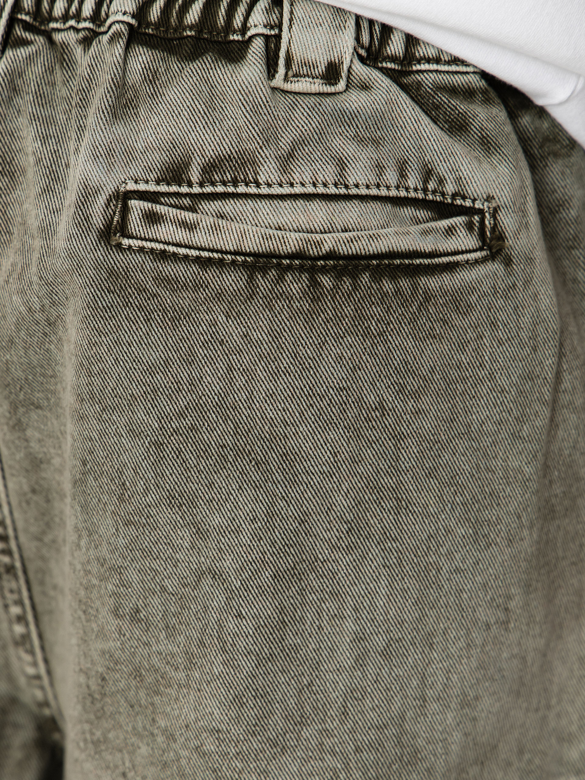 Шорти Poetic Collective Painter (grey denim wash)
