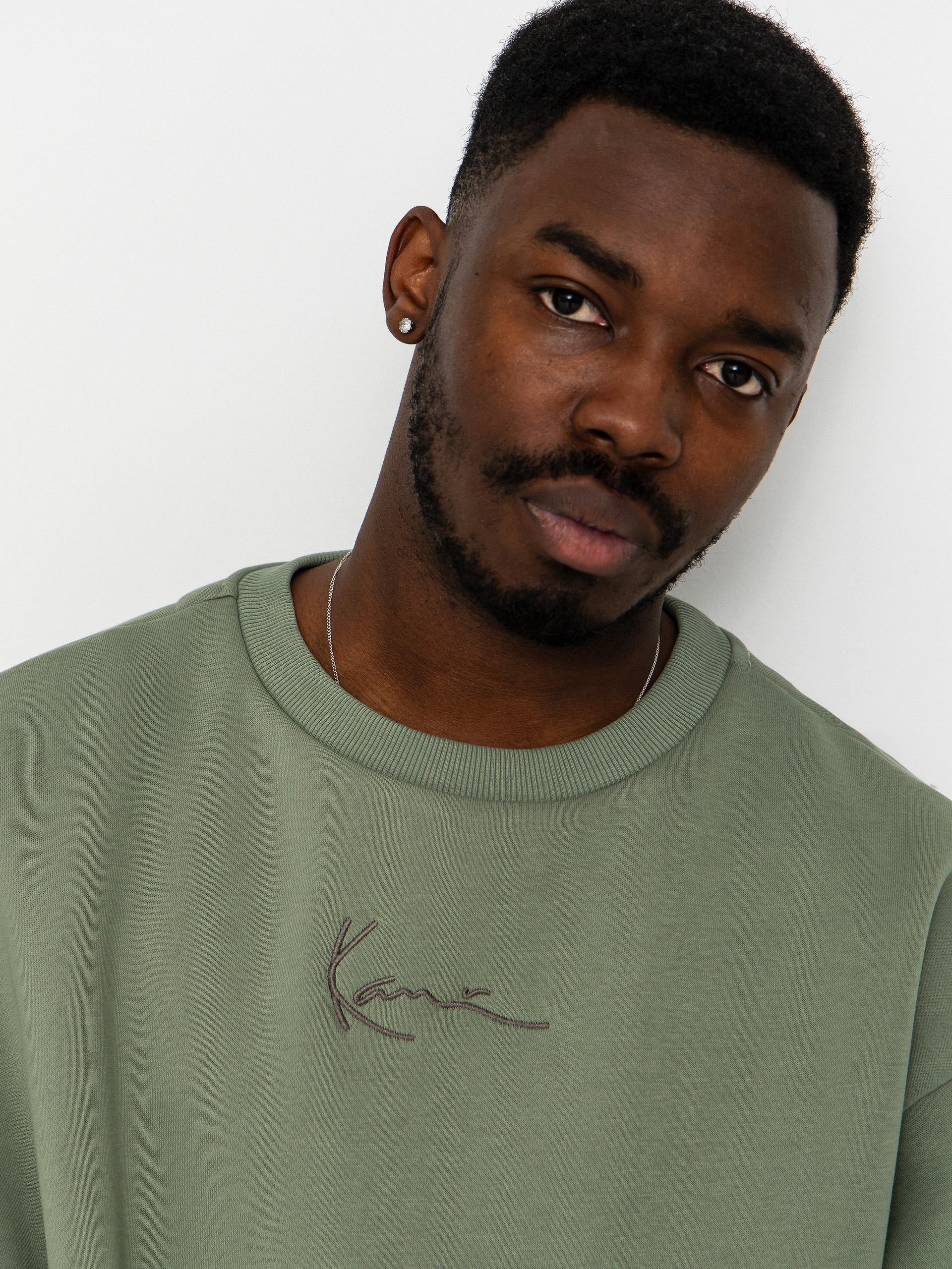Світшот Karl Kani Small Signature Essential (green)
