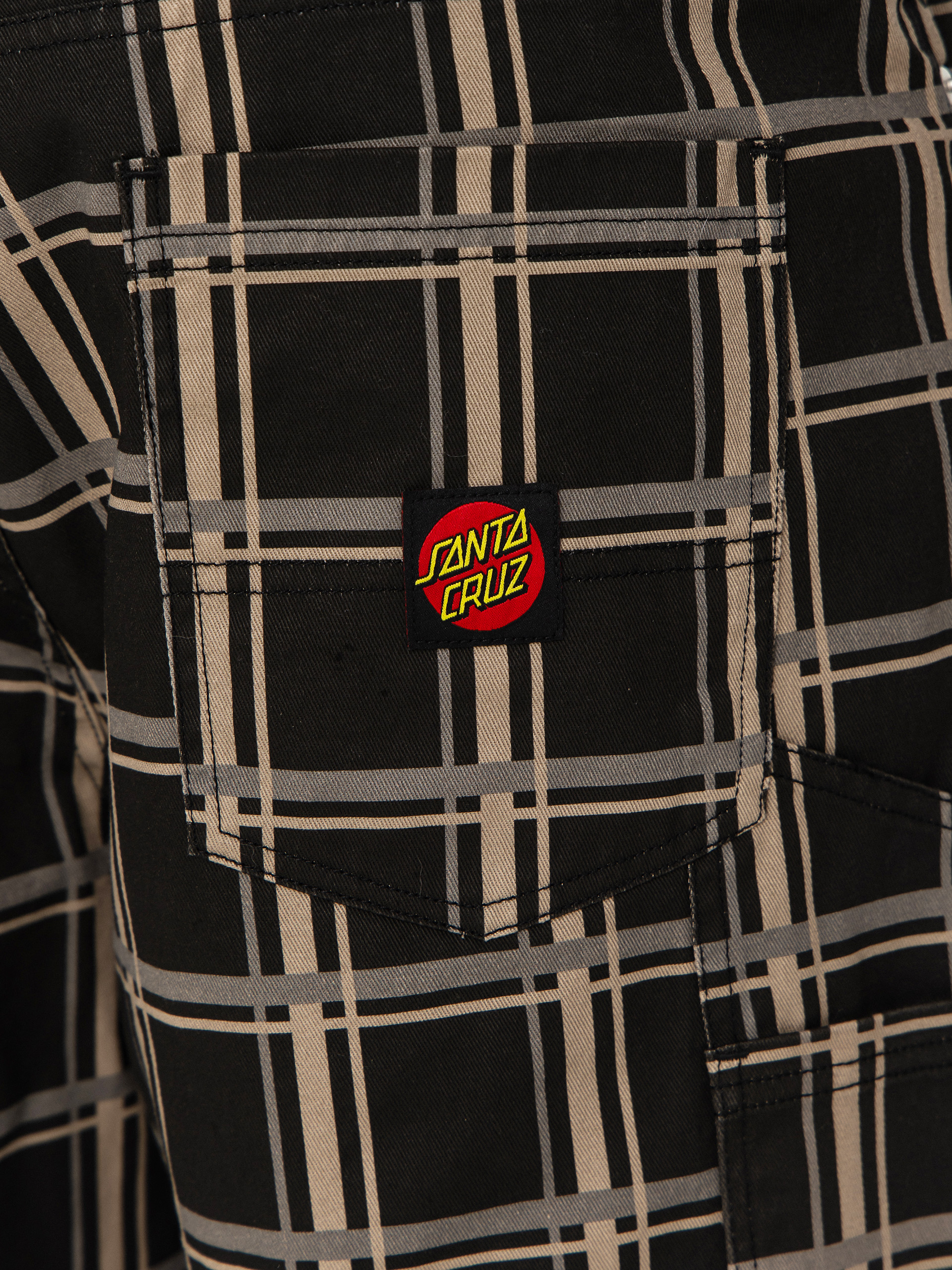 Шорти Santa Cruz Carpenter Big (black check)