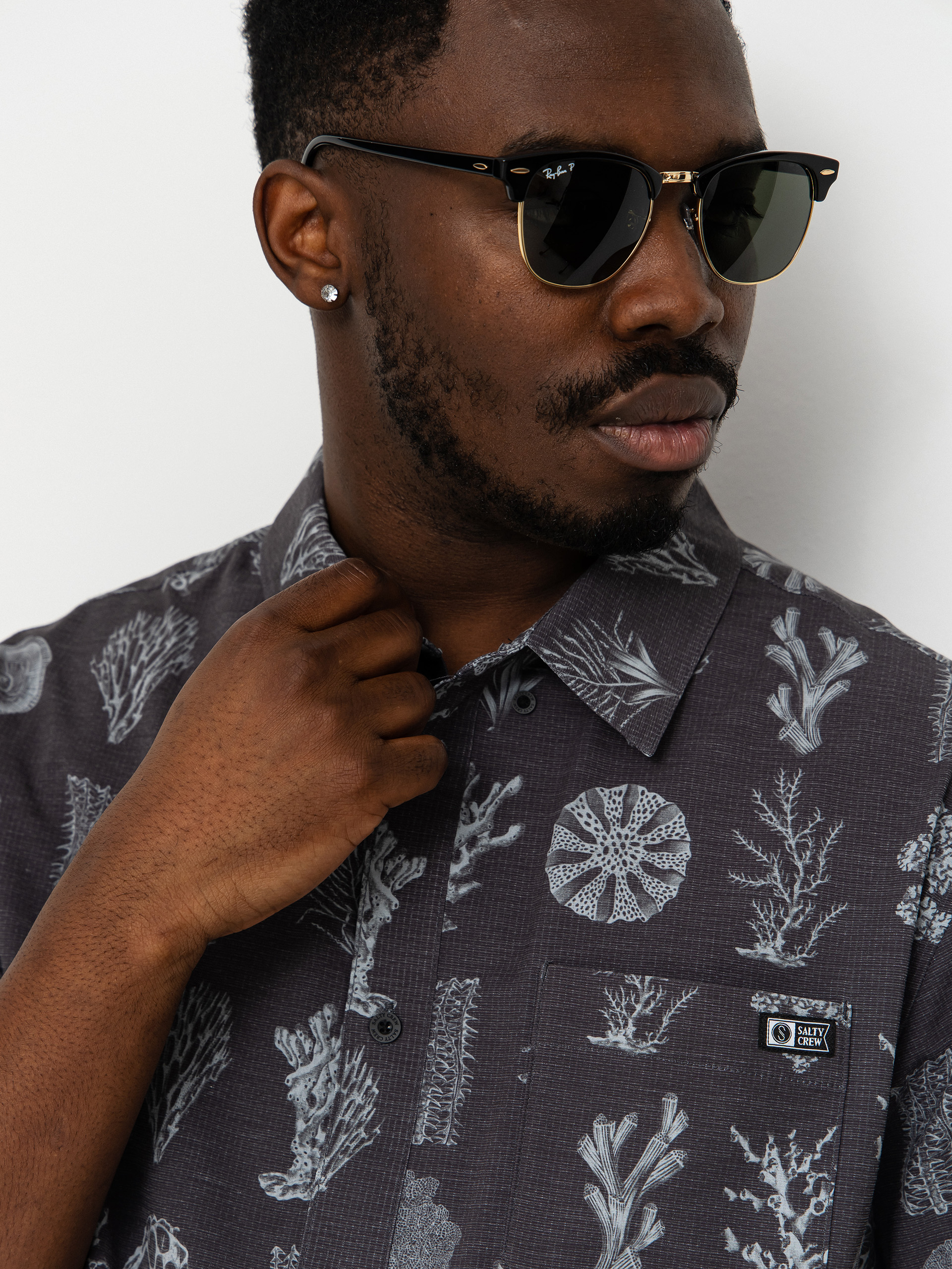 Сорочка Salty Crew Breezer Perf Button Up (phantom)