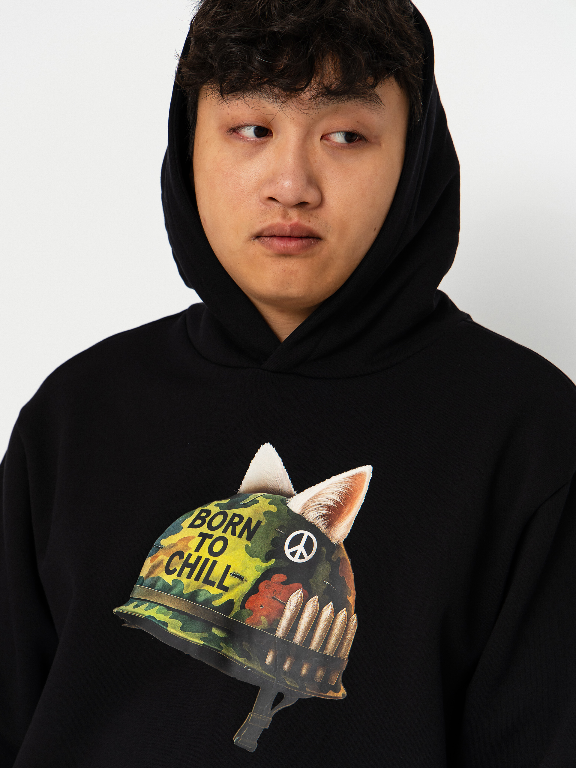 Худі RipNDip Born To Chill HD (black wash)