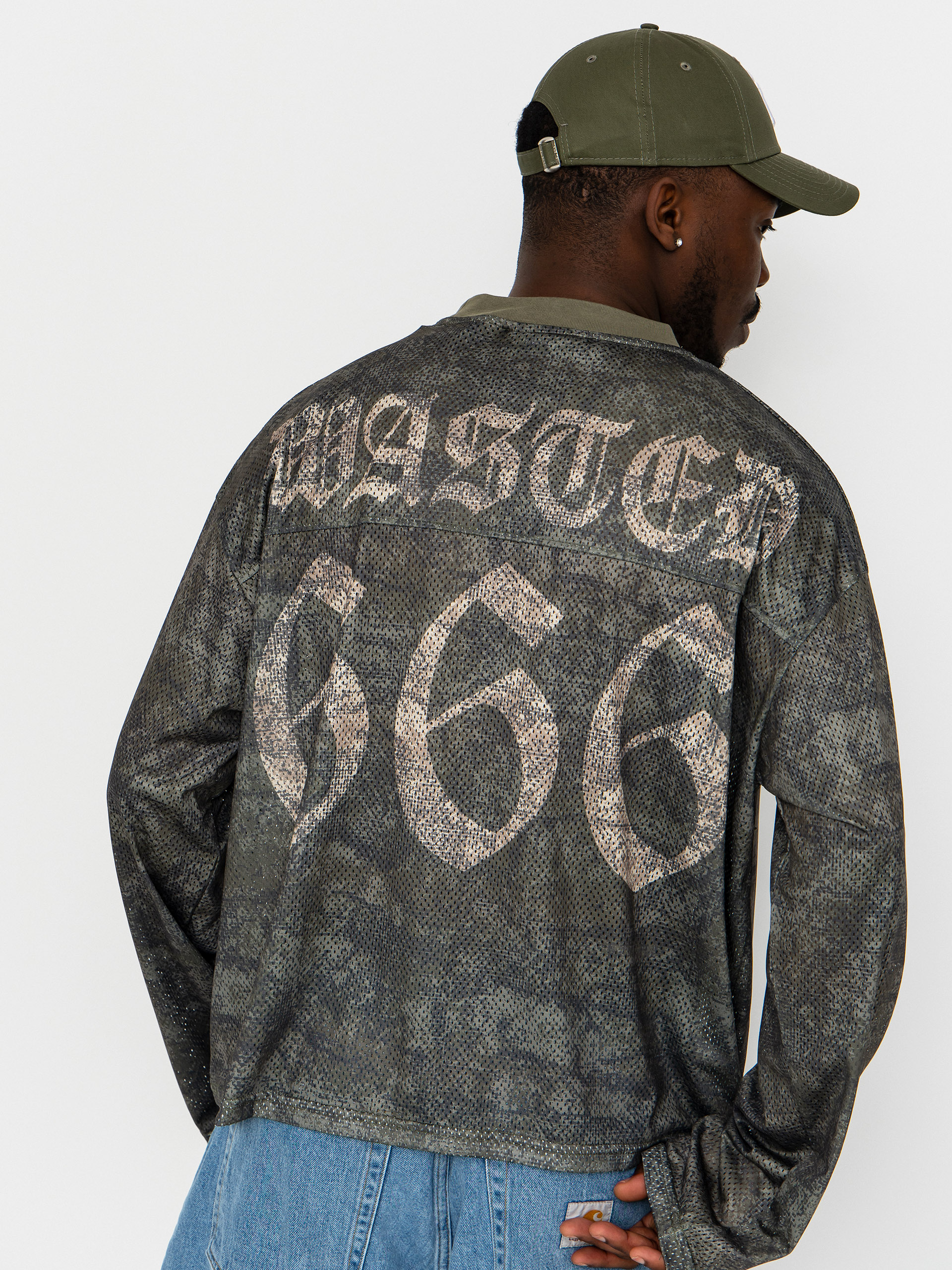 Лонгслів Wasted Paris Swarm Mesh (olive khaki camo)