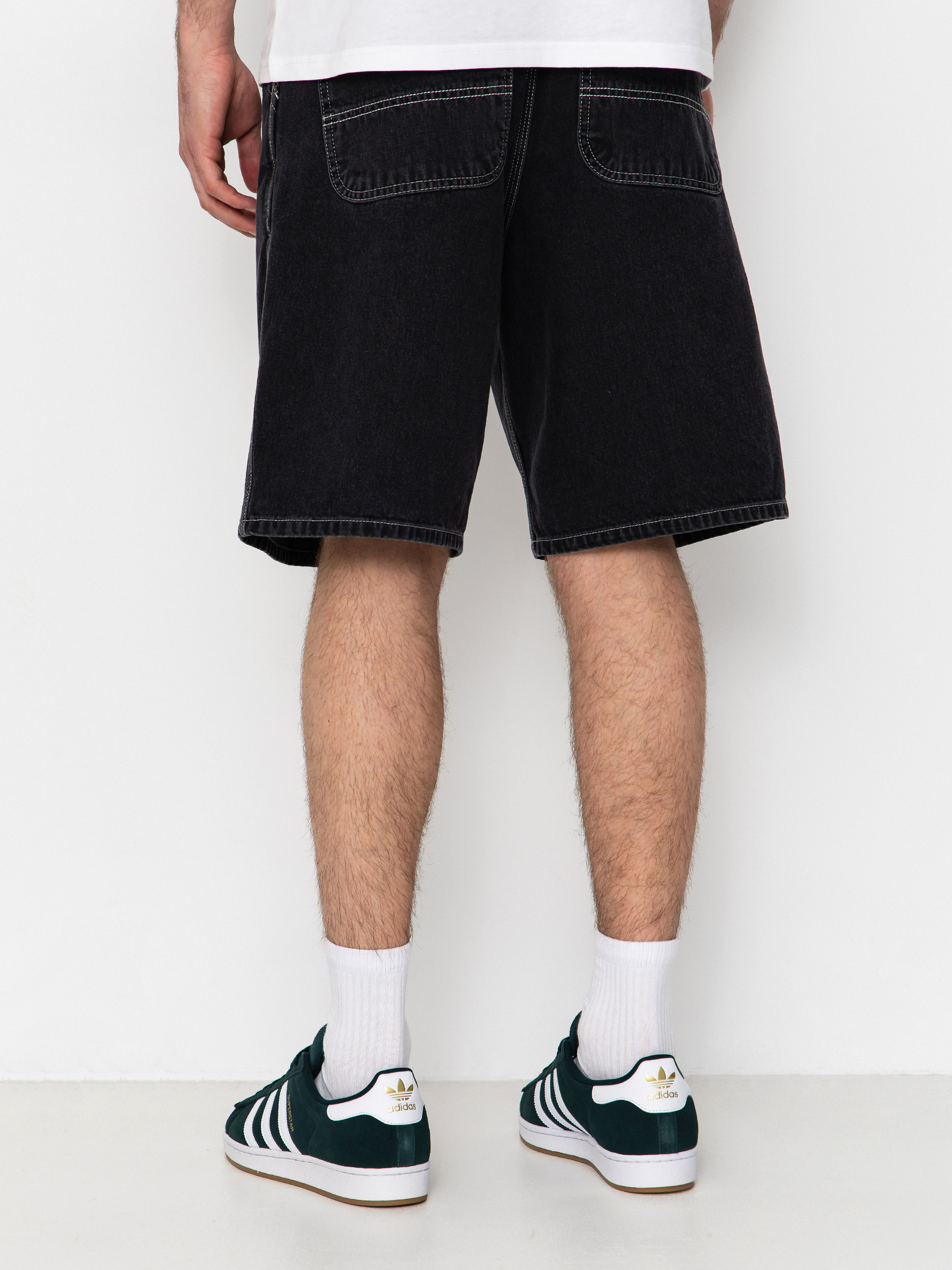Шорти Carhartt WIP Simple (black heavy stone wash)