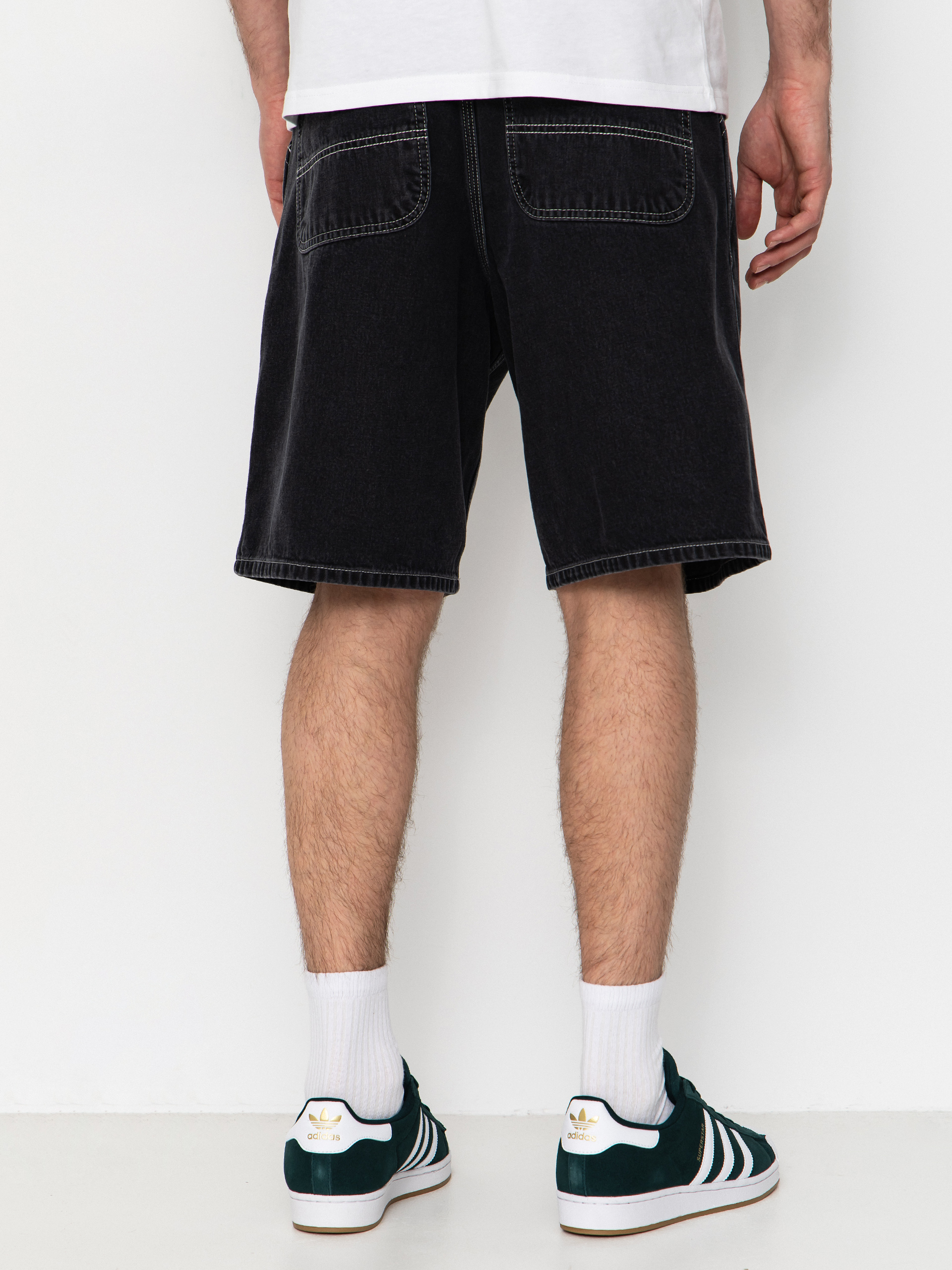 Шорти Carhartt WIP Simple (black heavy stone wash)