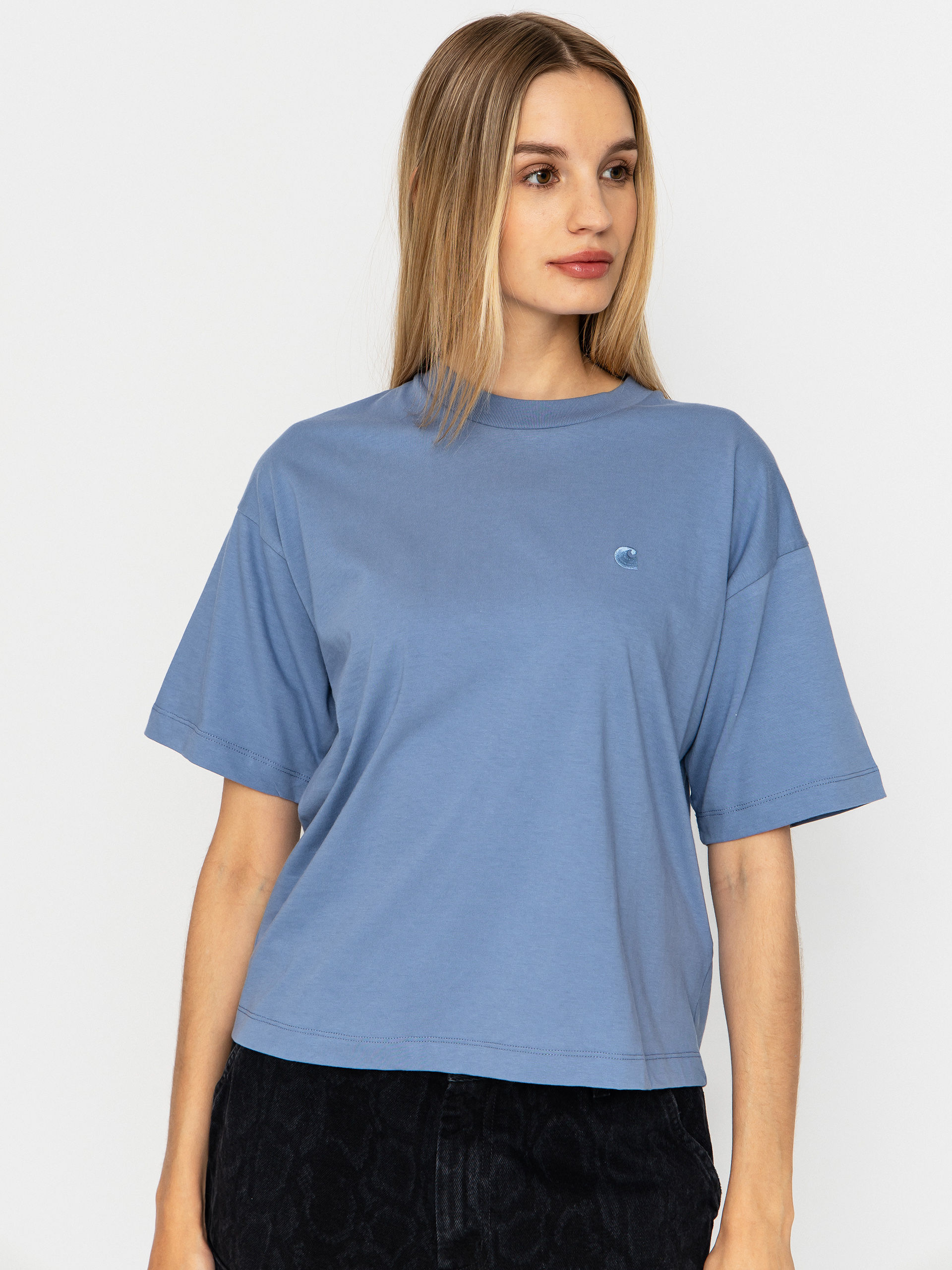 Футболка Carhartt WIP Chester Wmn (gentle blue)