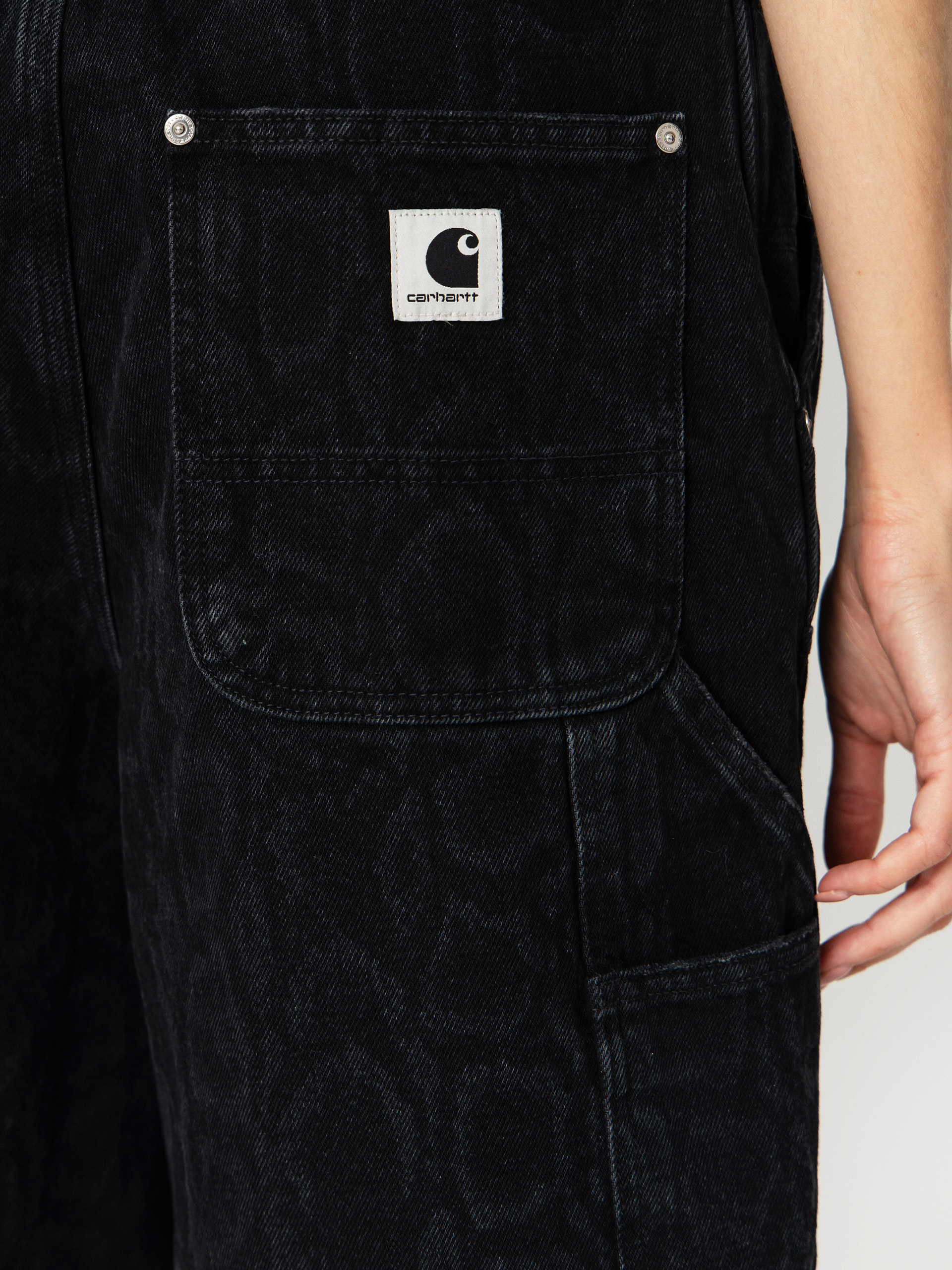 Шорти Carhartt WIP Snake Nixon Double Knee Wmn (snake camo/black)