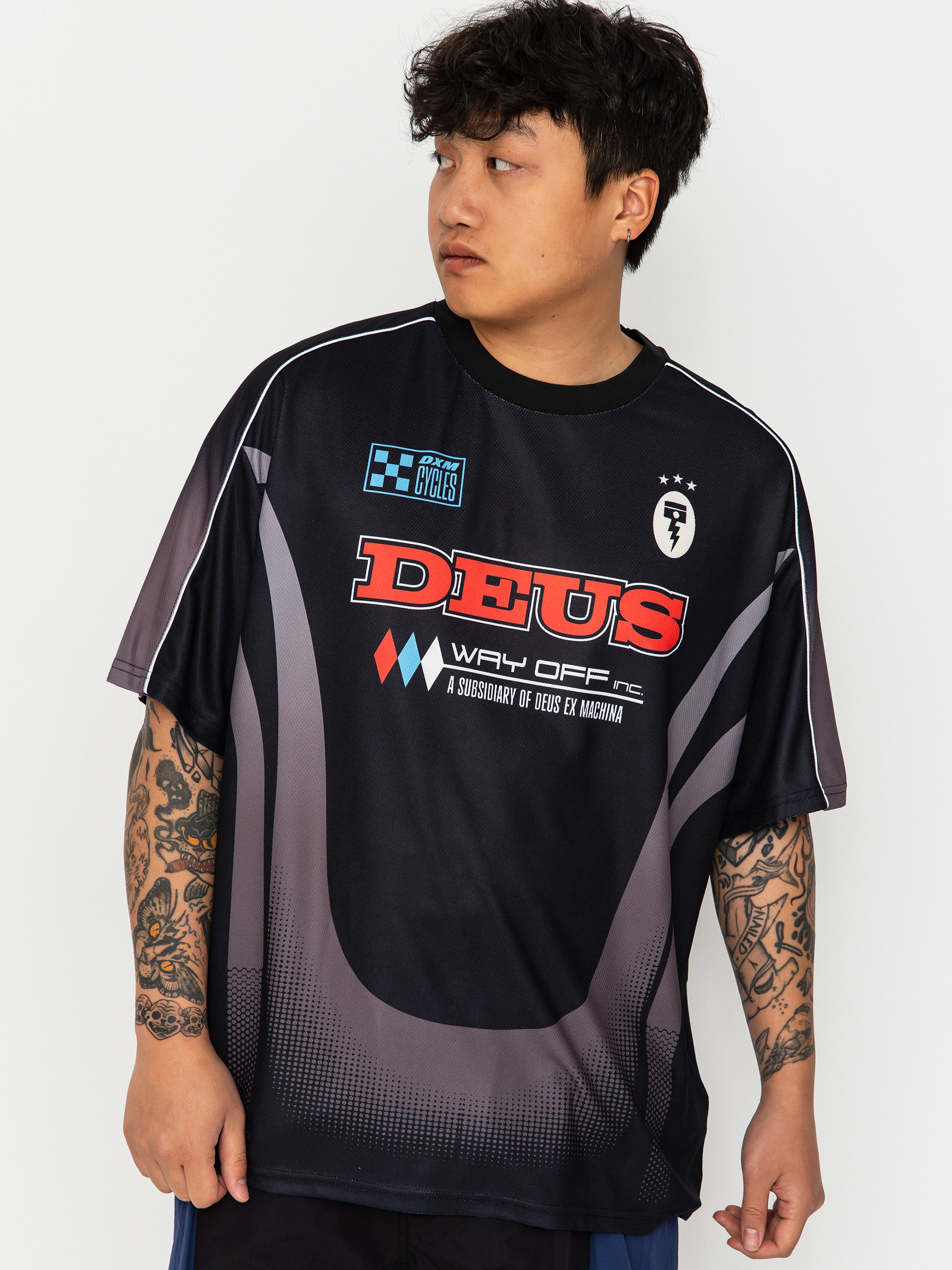 Футболка Deus Ex Machina Enduro Ss Moto Jersey (black)