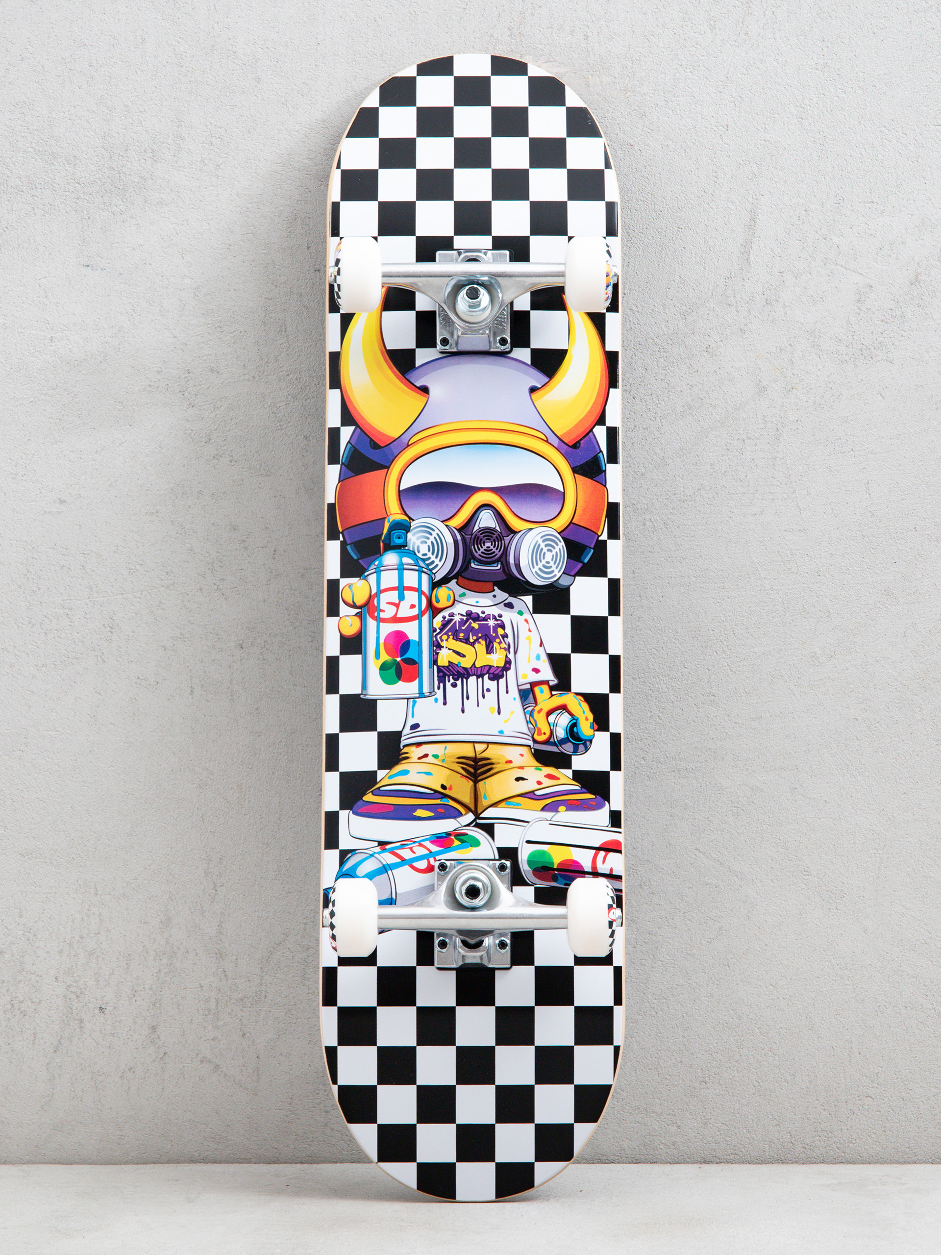 Скейтборд Speed Demons Tagger (black/white checks)