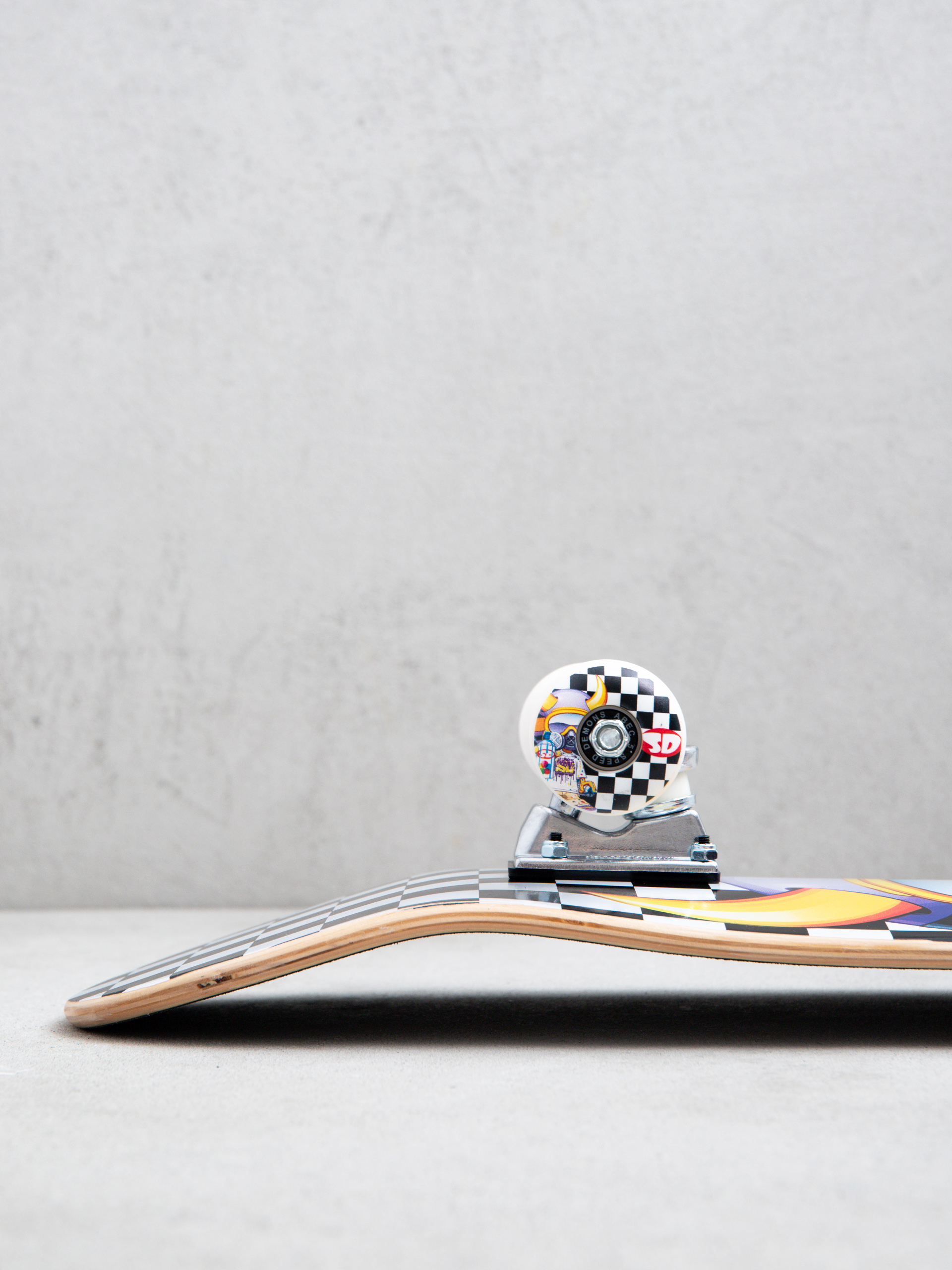 Скейтборд Speed Demons Tagger (black/white checks)