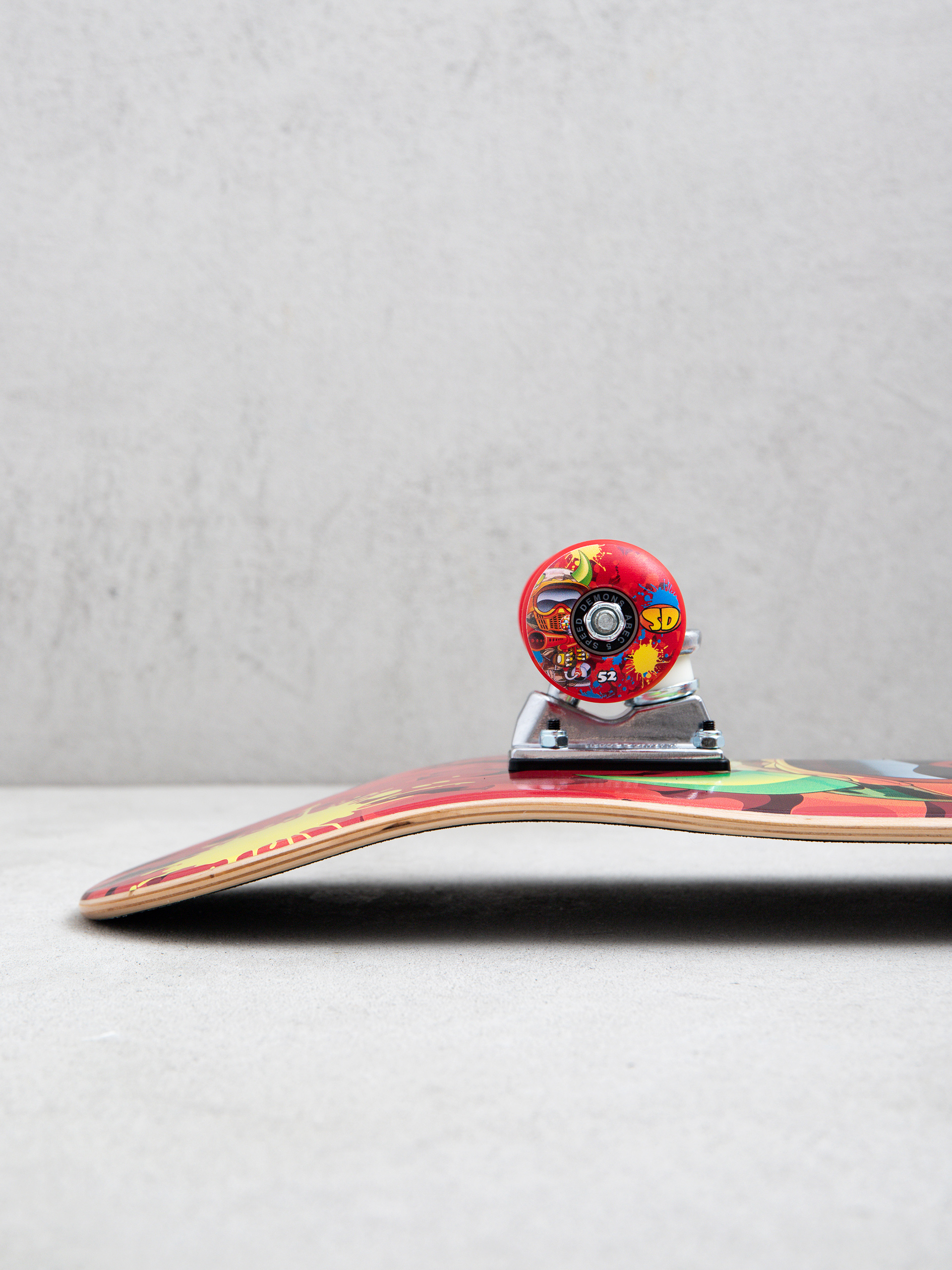 Скейтборд Speed Demons Paintballer PP (red camo)