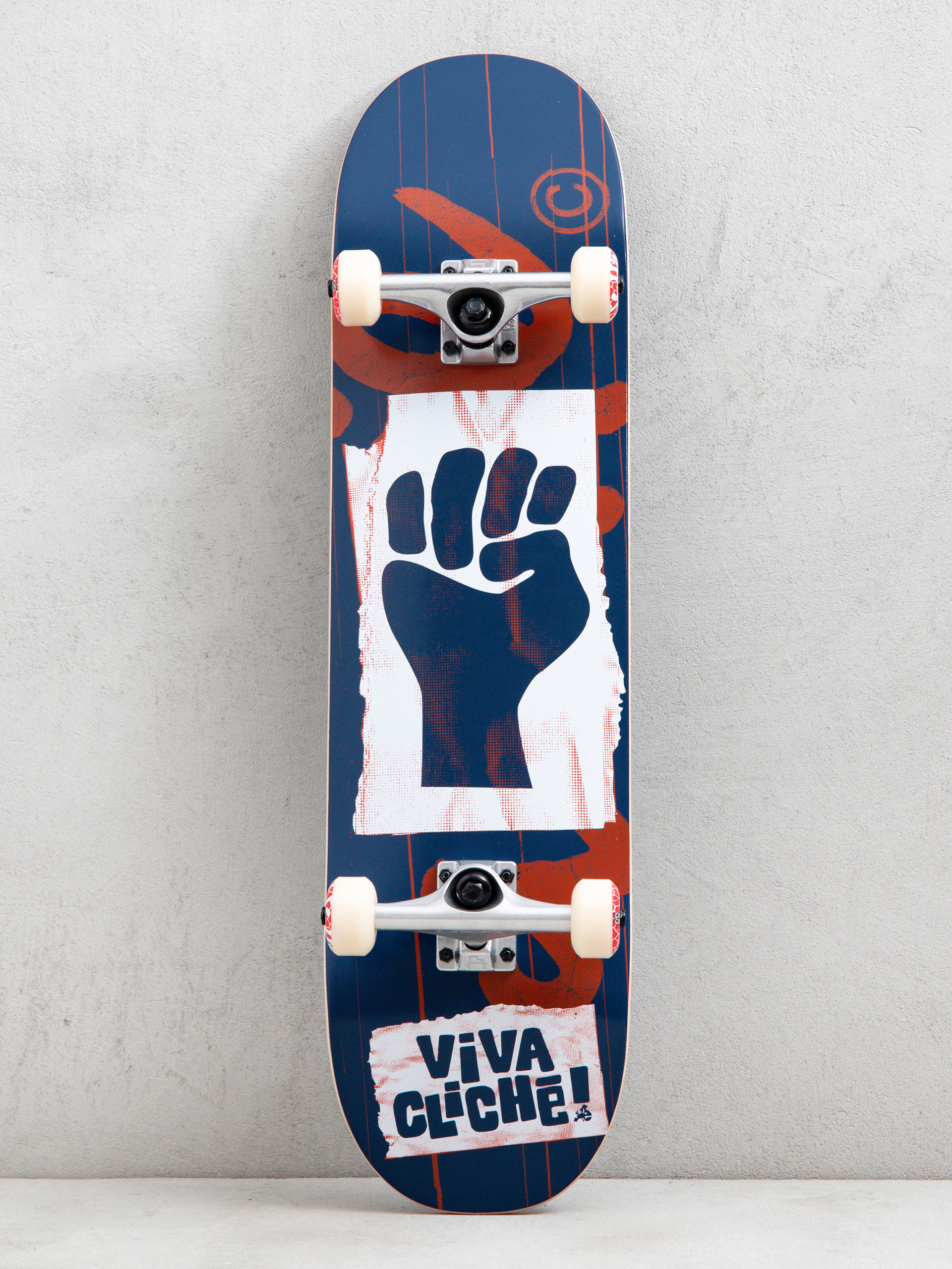 Скейтборд Cliche Viva (blue/red)
