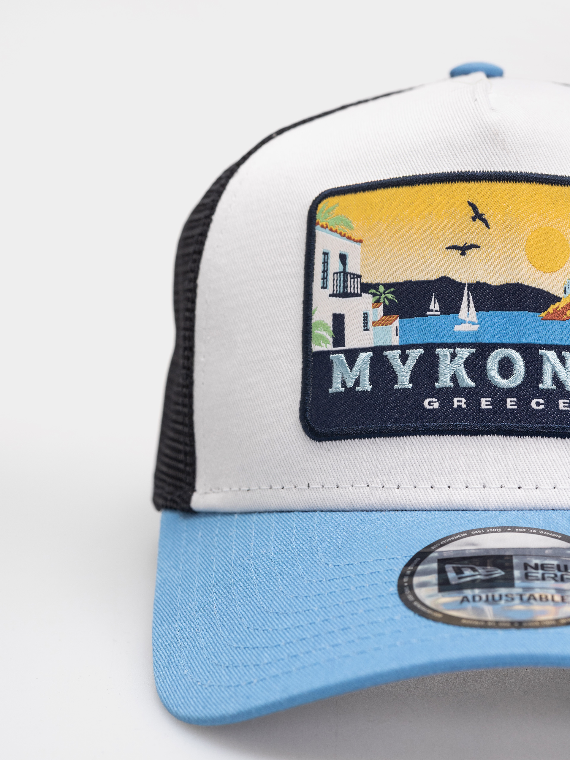 Кепка New Era Location Patch Trucker (blue/white)