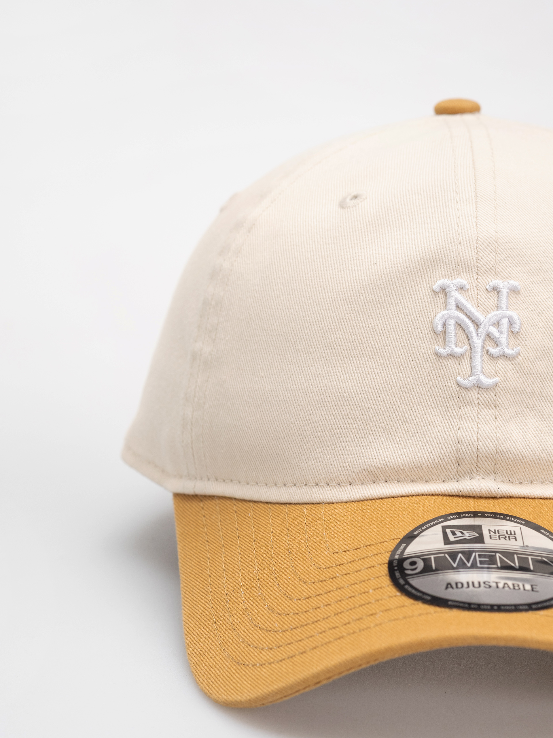 Кепка New Era Mini Washed Contrast 9Twenty Mets (light cream/brown)