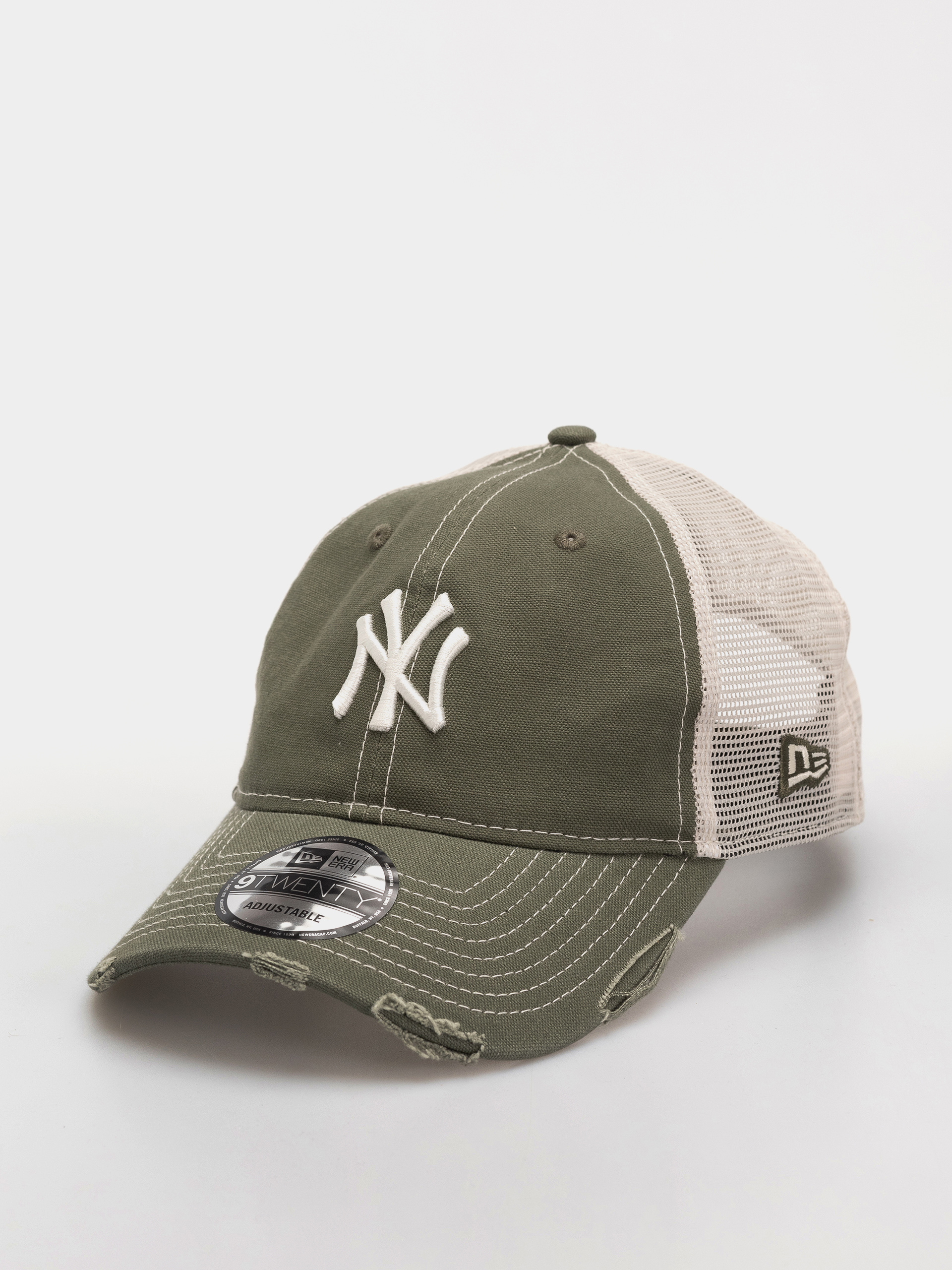 Кепка New Era Cotton Canv 9Twenty Trucker New York Yankees (olive)
