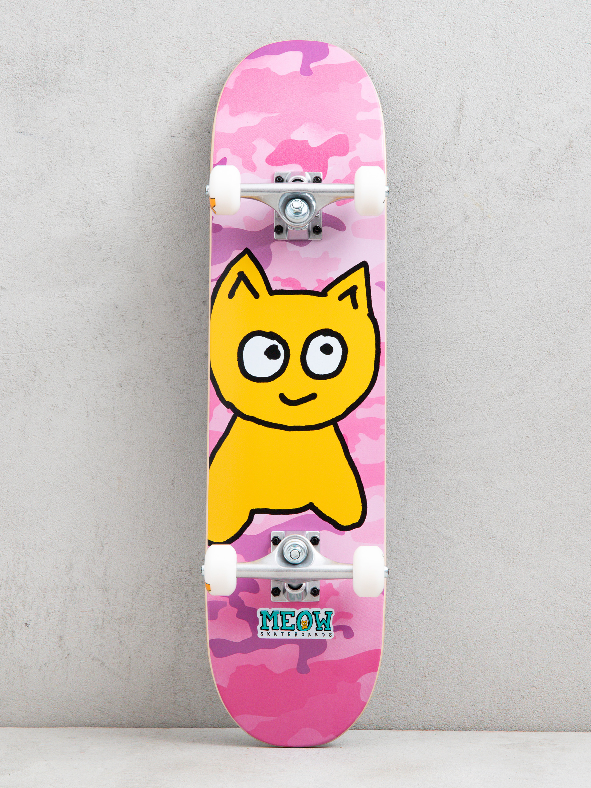 u0421u043au0435u0439u0442u0431u043eu0440u0434 Meow Skateboards Big Cat (camo pink)