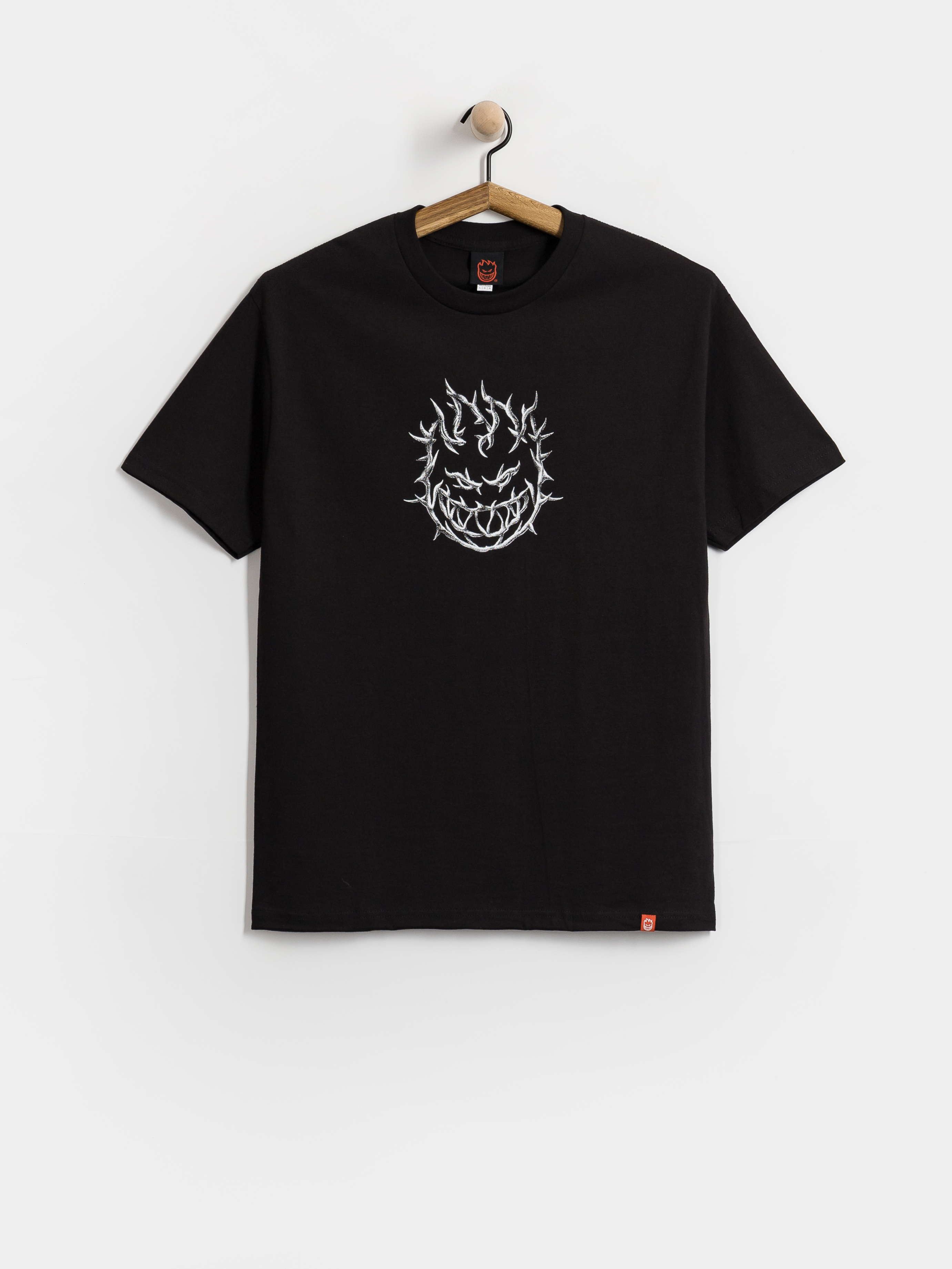 Футболка Spitfire Bighead Thorn (black w/tonal black & white print)
