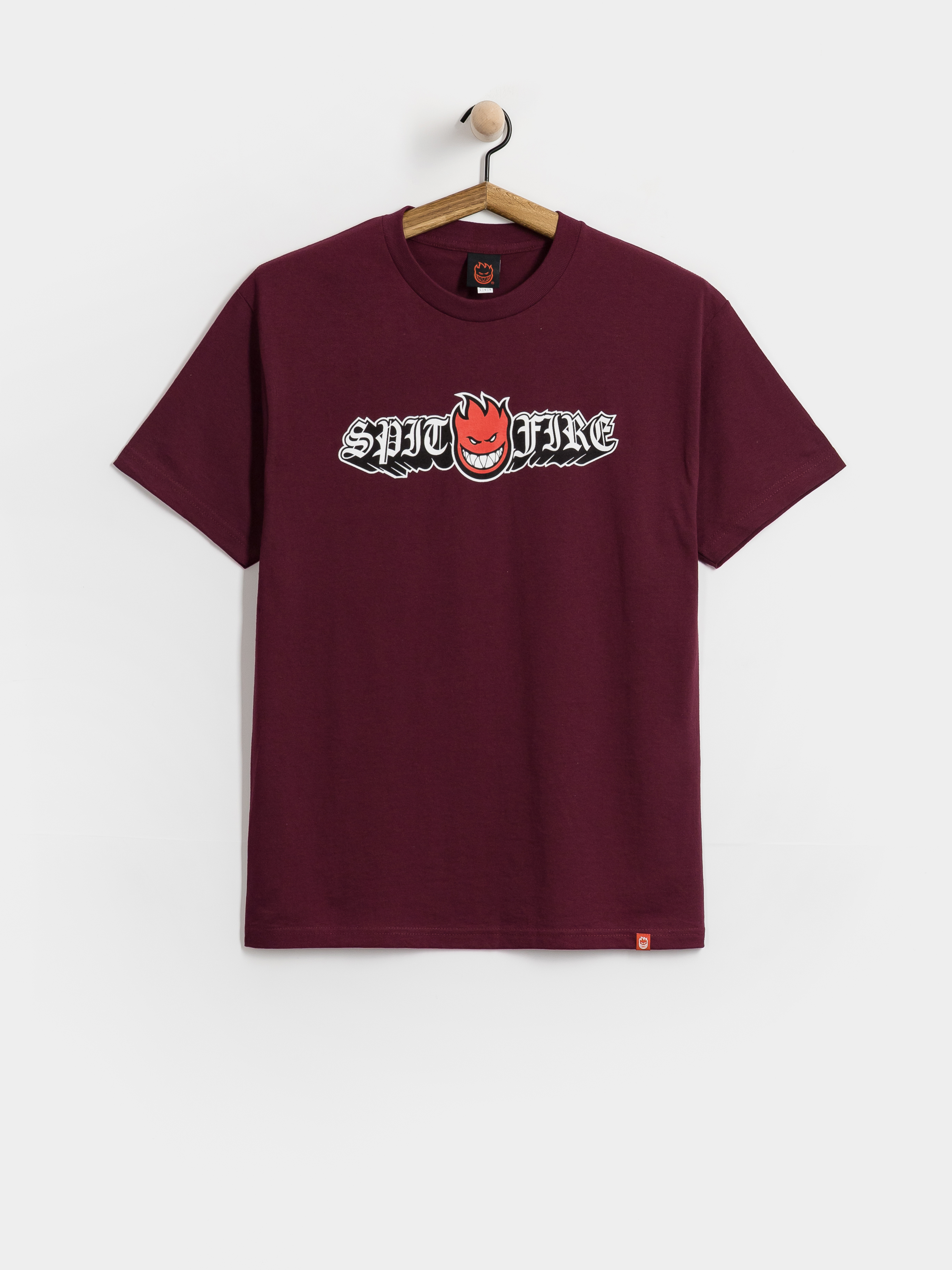u0424u0443u0442u0431u043eu043bu043au0430 Spitfire Old E Drop Bighead (burgundy w/red black & white print)