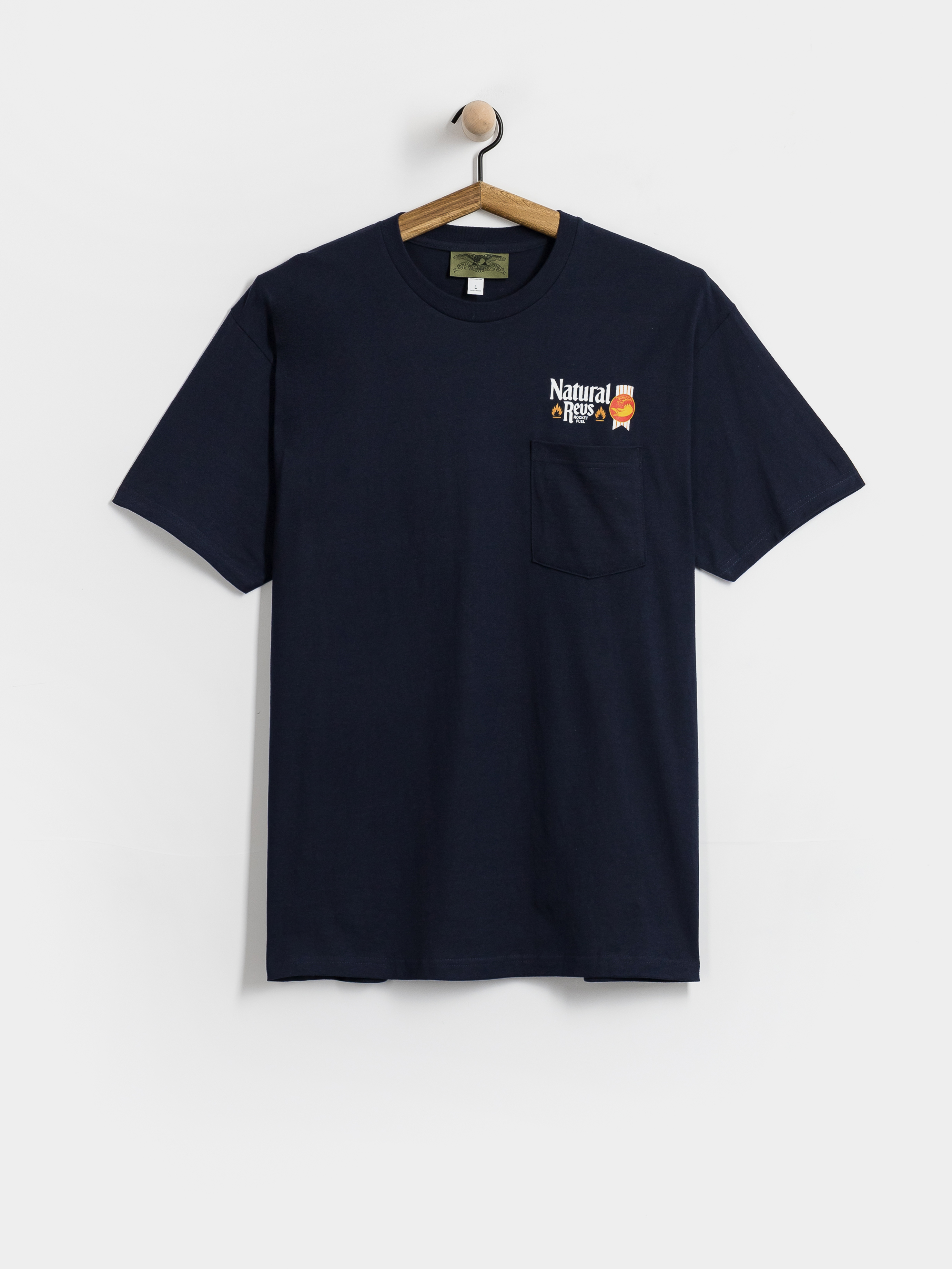 Футболка Antihero Natty Revs (navy w/multi color prints)