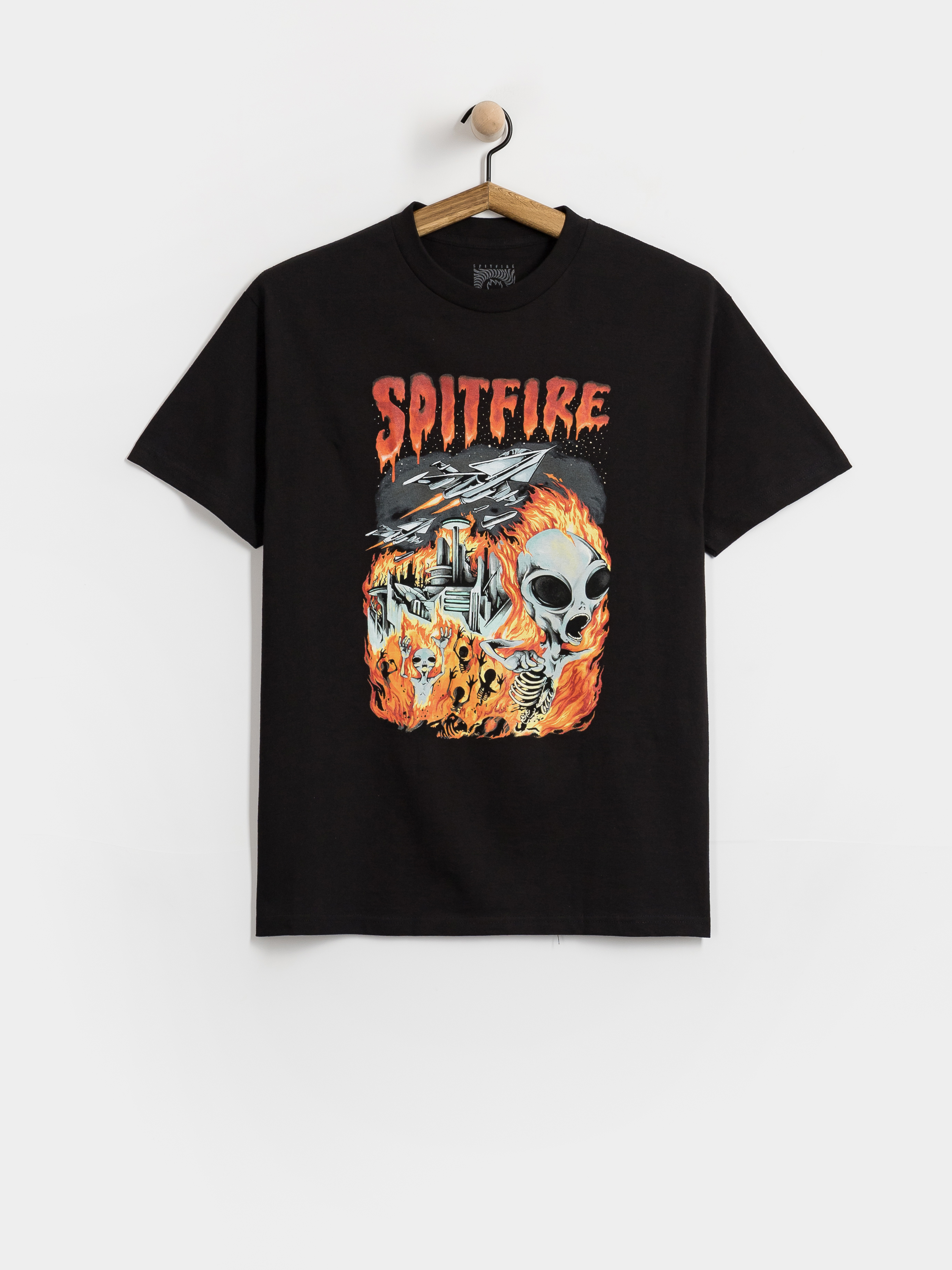 Футболка Spitfire Invasion (black)
